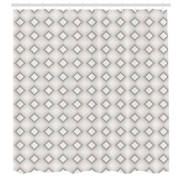 Abakuhaus Duschvorhang Moderner Digitaldruck mit 12 Haken auf Stoff Wasser Resistent Breite 175 cm, Höhe 180 cm, Mosaik Rhombus Muster von Punkten
