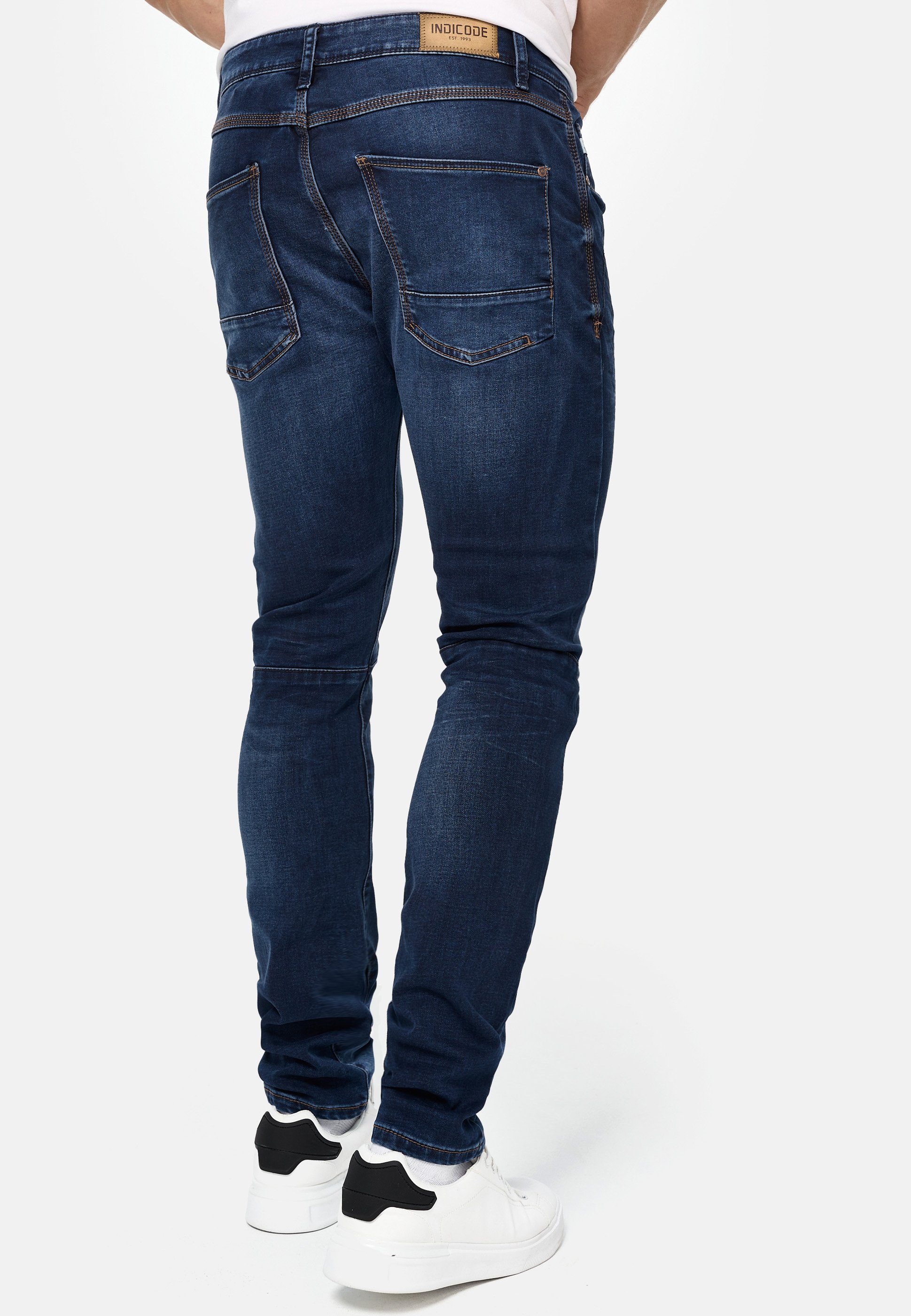 Indicode Black Phoenix Vintage Slim-fit-Jeans