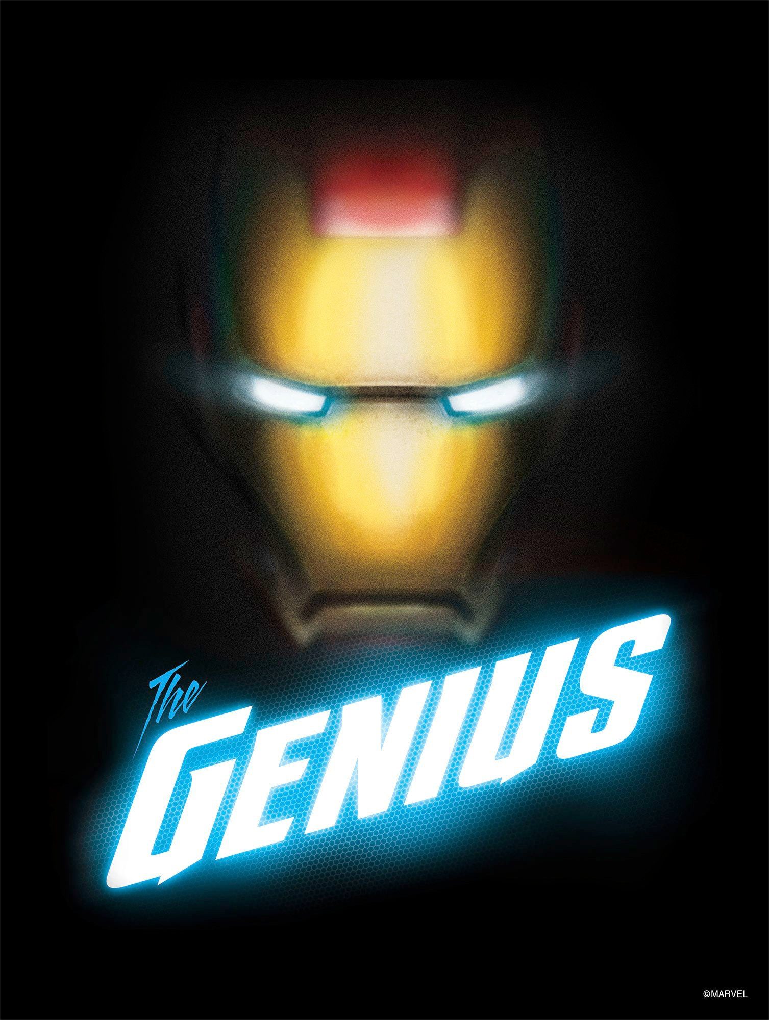 Komar Bild Avengers The Genius, Disney (1 St), Wandbild zur Dekoration im Kinderzimmer - ohne Rahmen