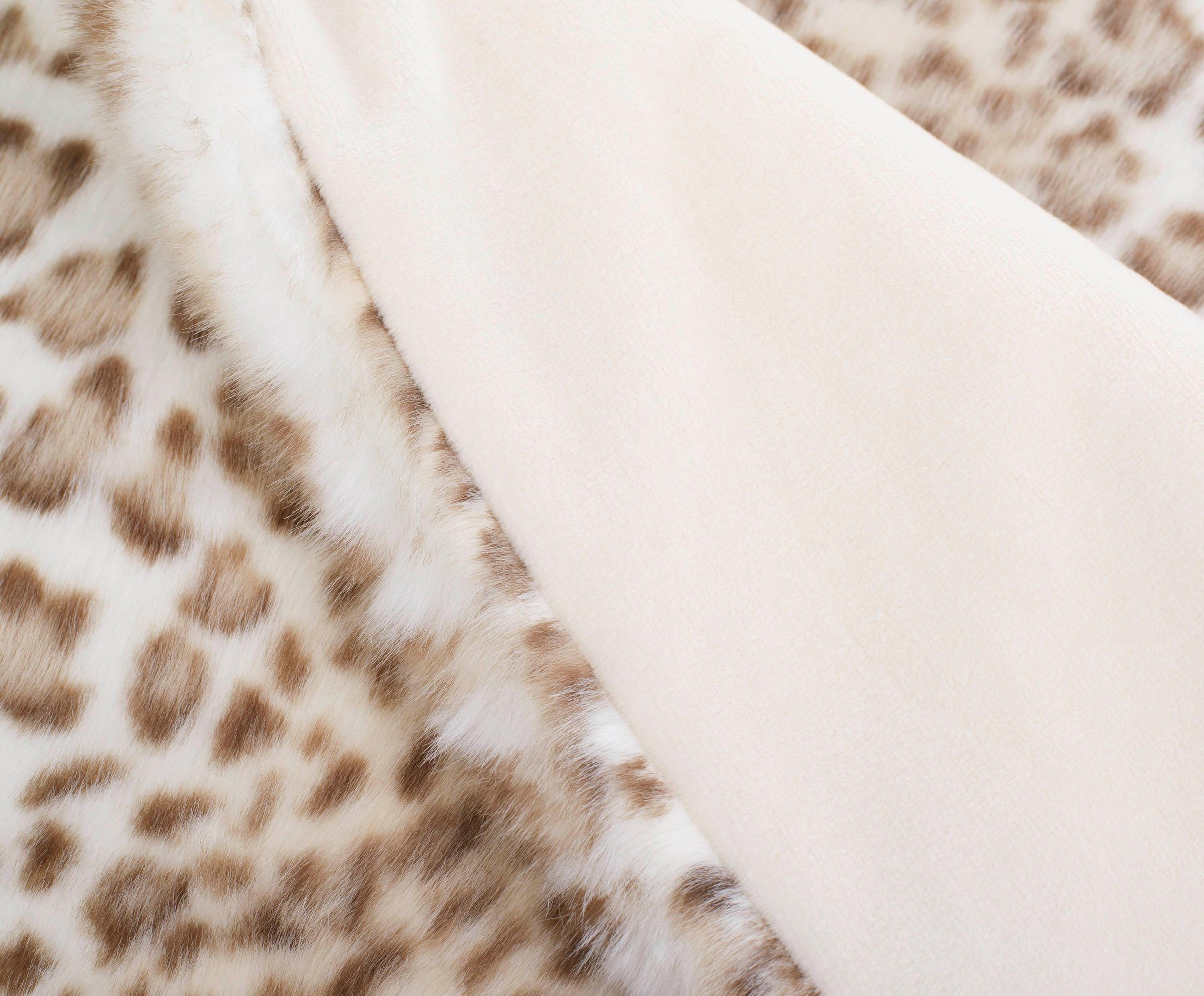 Wohndecke Leopard, Gözze, mit Leopardenmuster, Kuscheldecke günstig online kaufen
