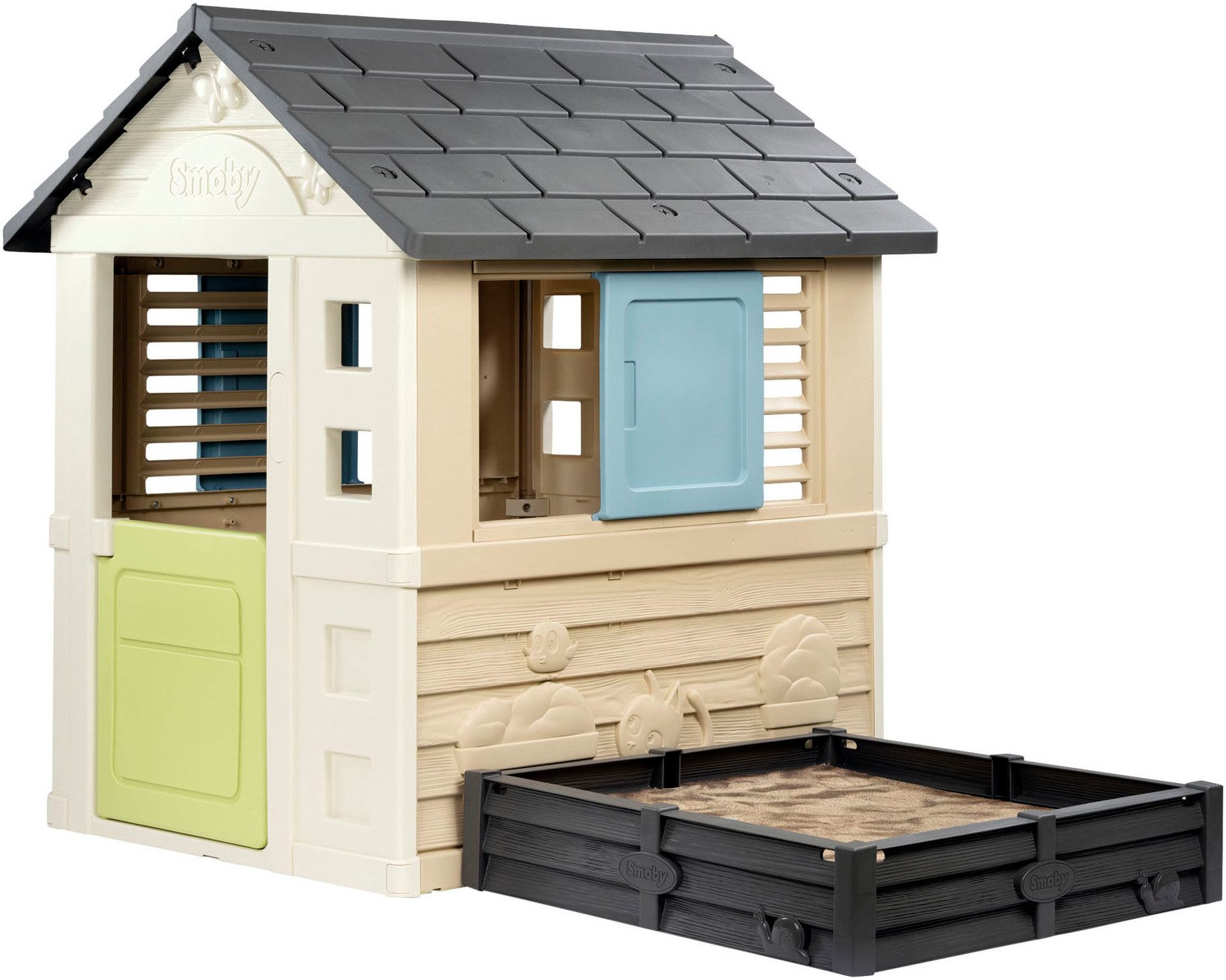 Smoby Spielhaus Smoby Life, Square + Sandkasten, Made in Europe