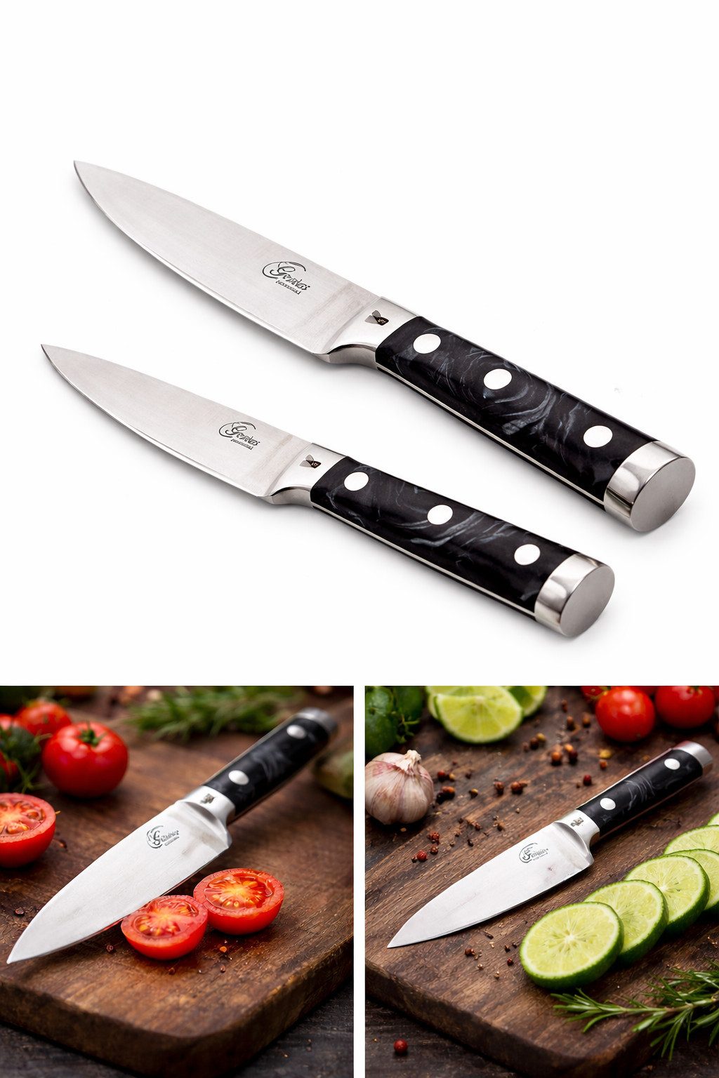 Genius Messerblock 5-teiliges Premium Messerset – Präzision & Qualität für jede Küche