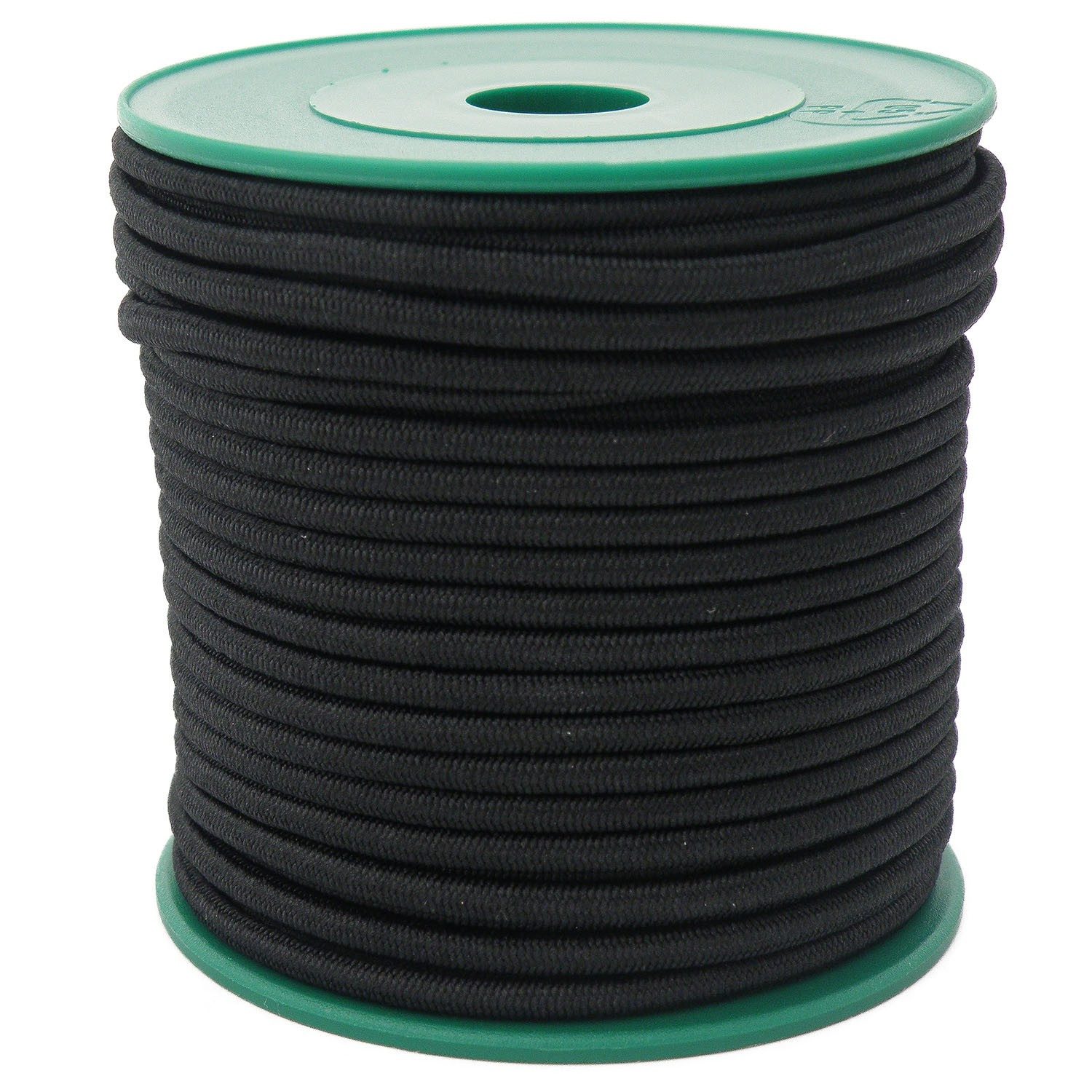 maDDma Gummiband Gummikordel 25m x Ø 3mm Gummischnur Gummiband Bekleidungsgummi, schwarz