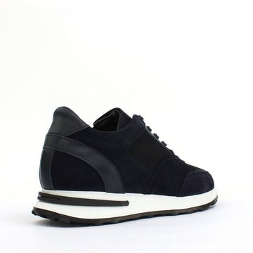Celal Gültekin 064-1030 Navy Blue Suede Sneakers Sneaker