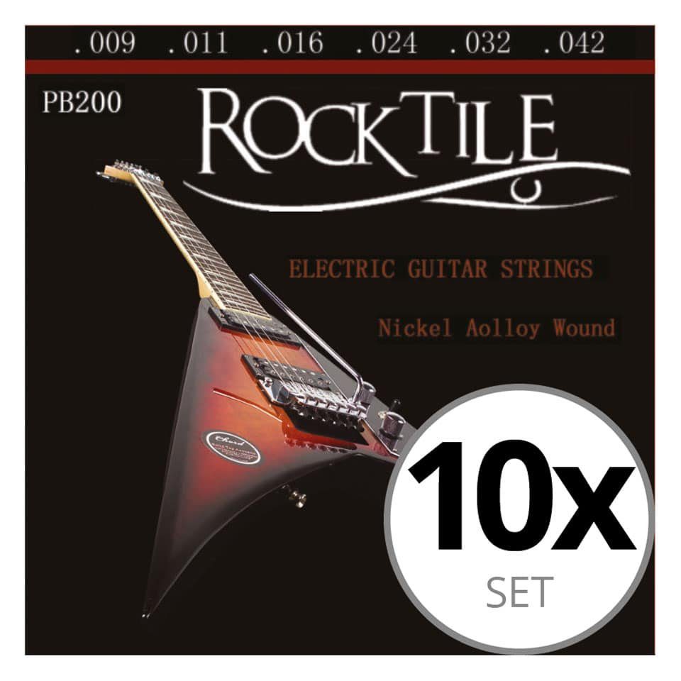 Saiten Gitarrensaiten für E-Gitarre Super Light Nickel Wound