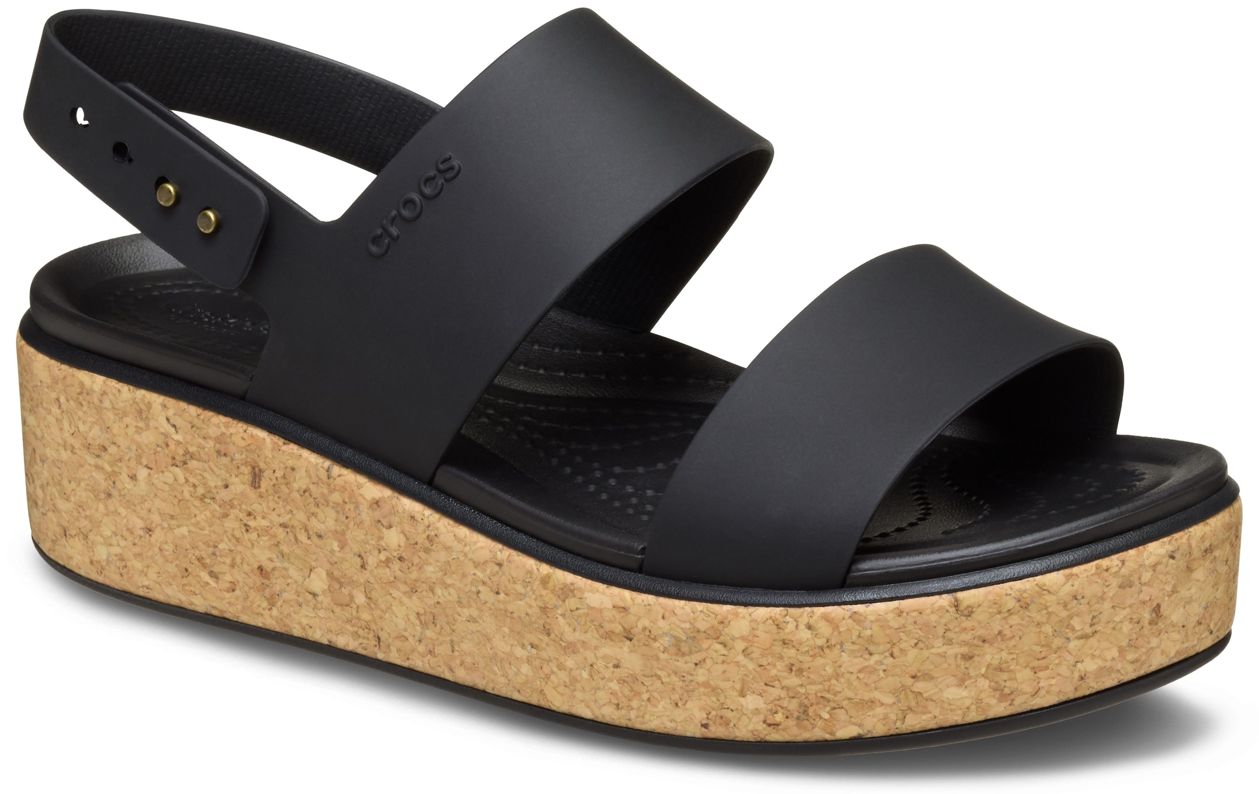 Crocs Brooklyn Cork Low Wedge Keilsandalette, günstig online kaufen