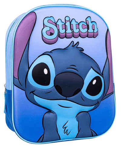 Lilo & Stitch Kindergartentasche, 3D Kinder-Rucksack 31x25x10 cm