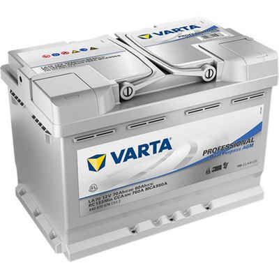 VARTA VARTA LA70 Professional AGM 70Ah 12V 760A Batterie Batterie, (12 V V)