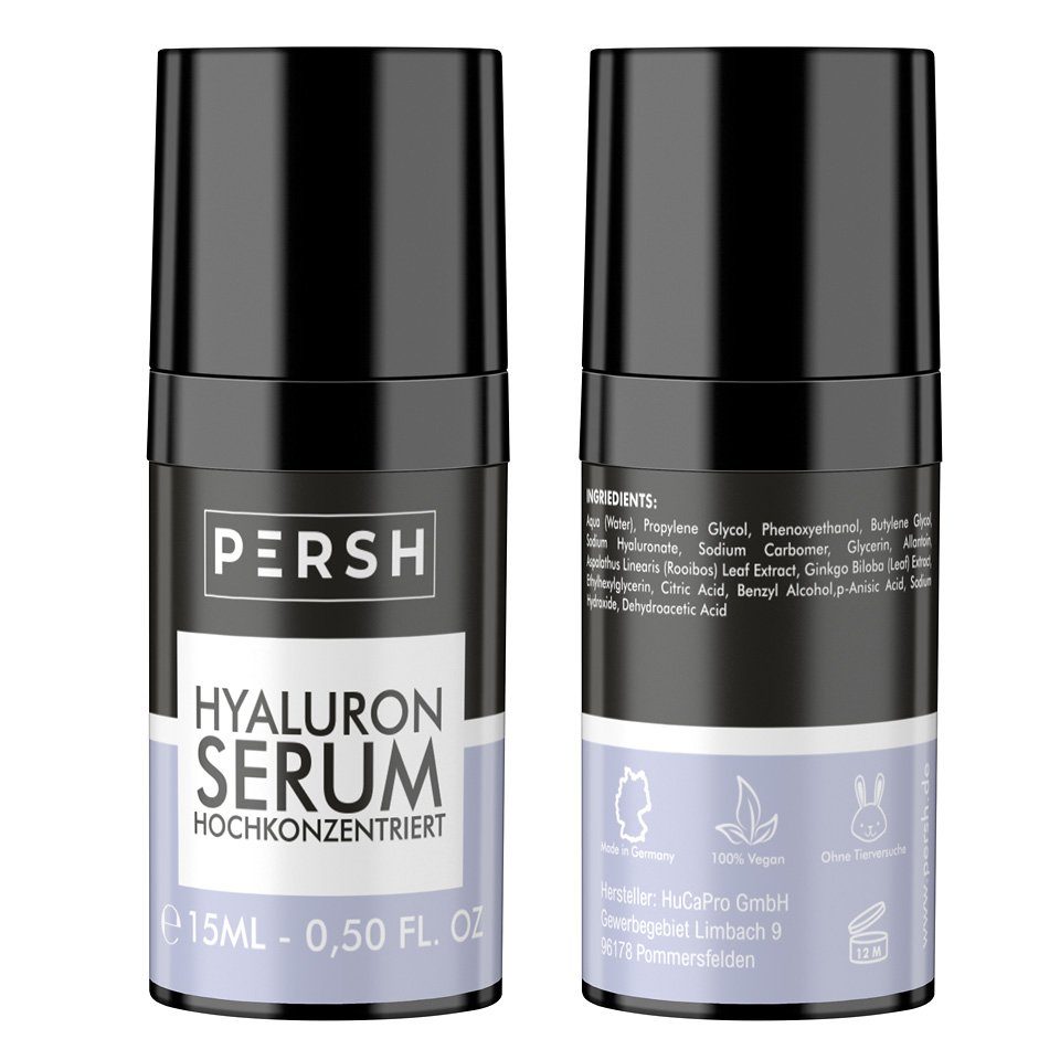 PERSH Anti-Falten-Serum Hochkonzentriertes Hyaluron Serum, Hochkonzentrierte Hyaluronsäure