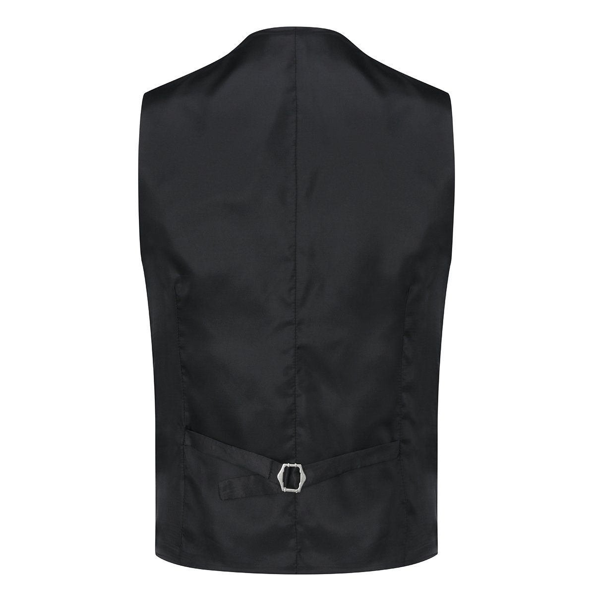 Allthemen Anzugweste Elegante Jacquard Anzugweste für Hochzeit und Party – Bild 3 von 5