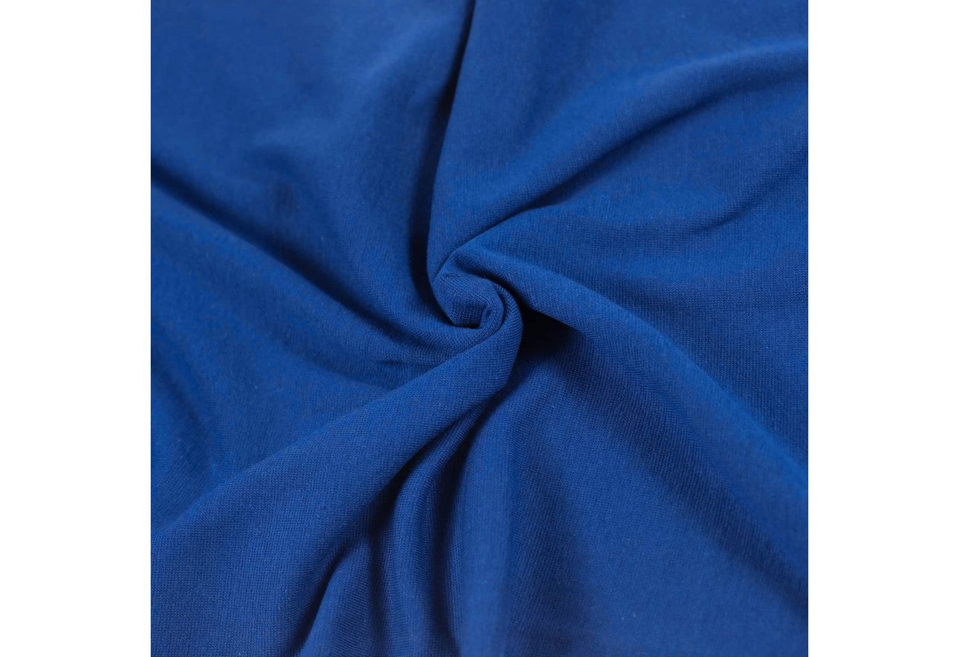 Thumbnail - maDDma Stoff Bündchenstoffpaket Gesamtlänge 10m Uni 35/70cm Schlauchware Jersey, blau