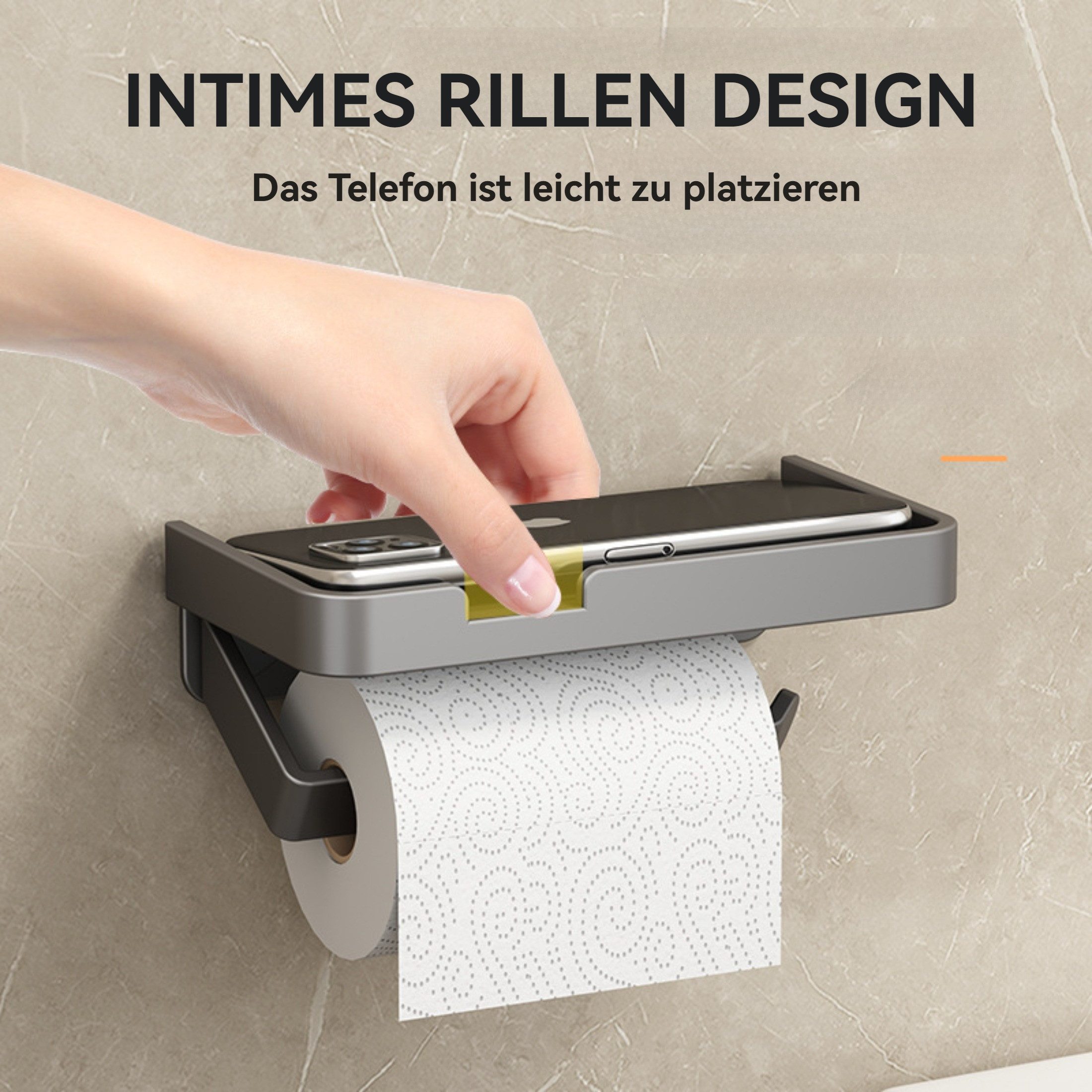 Masbekte Toilettenpapierhalter Klopapierhalter, Wandhalterung für Papierrol günstig online kaufen
