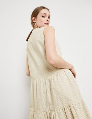 Taifun Minikleid Sommerkleid aus Baumwoll-Leinen-Mix
