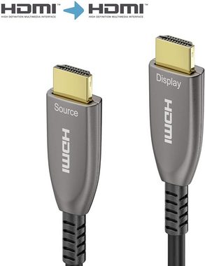 sonero sonero® 10m HDMI Kabel 2.0b, Glasfaser Hybrid, UHD 2160P, 4K60Hz, HDMI-Kabel