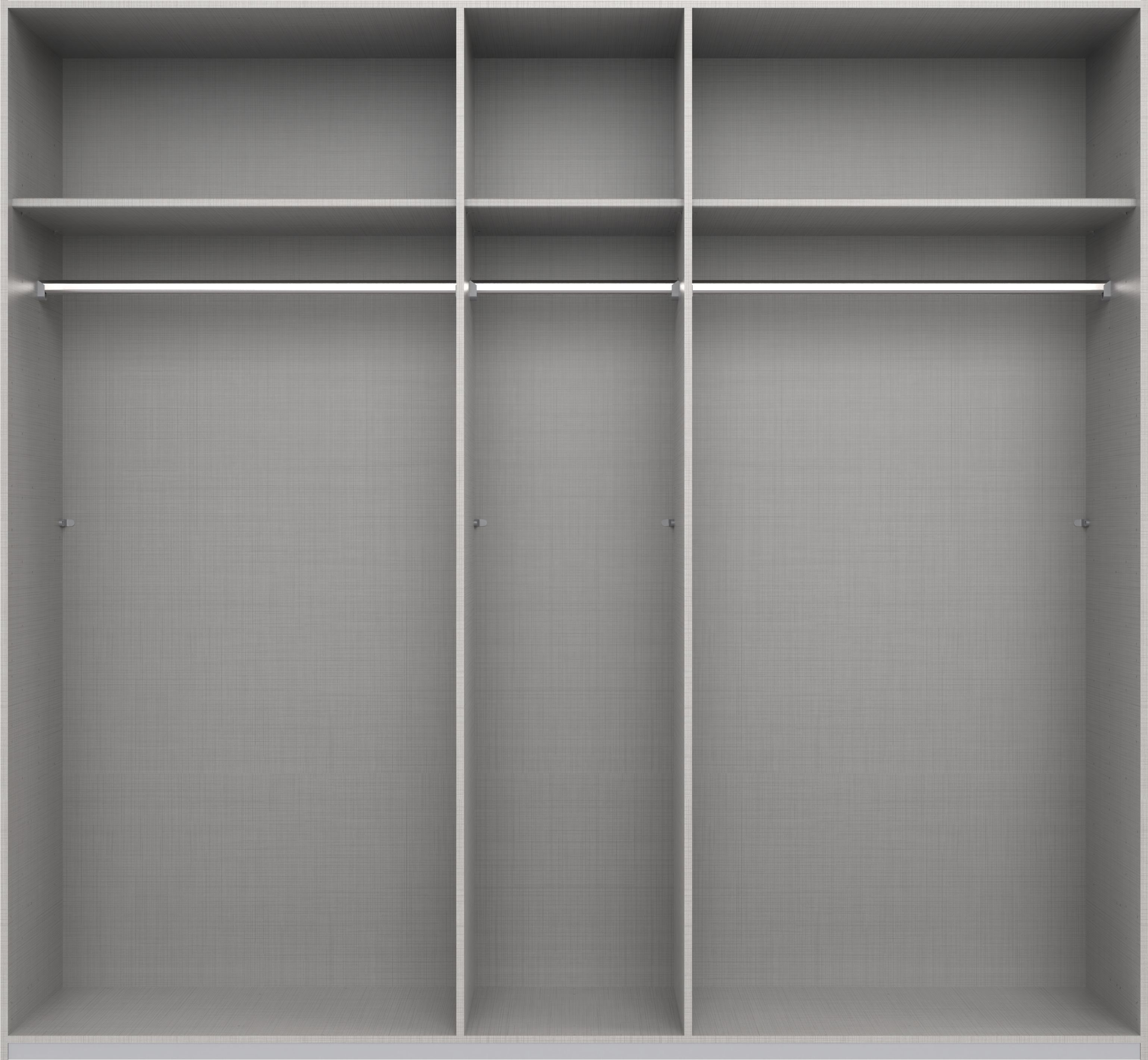 Wimex Drehtürenschrank Kreta mit Spiegeltüren, Graphit Weiß 225cm | breit Weiß