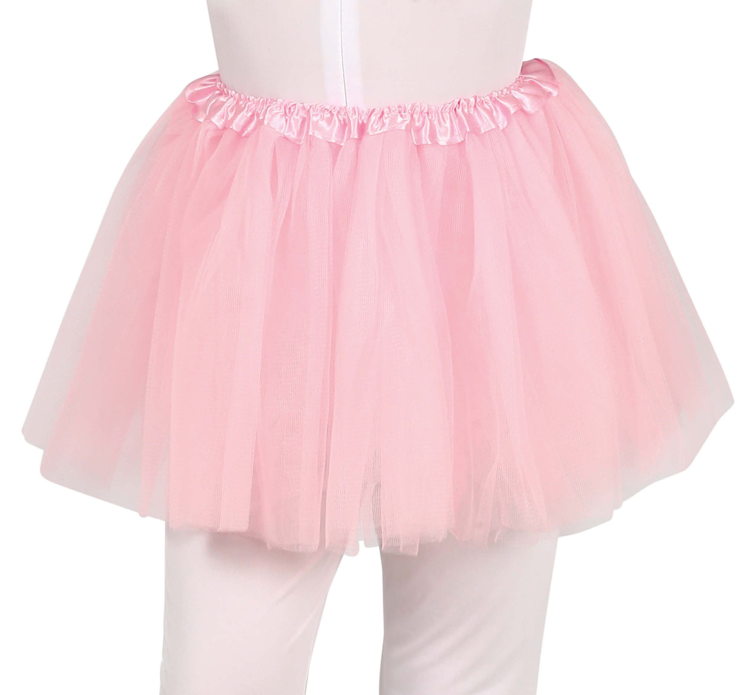 Fiestas Guirca Kostüm, Rosa Kinder Tüllrock 30 cm Tutu