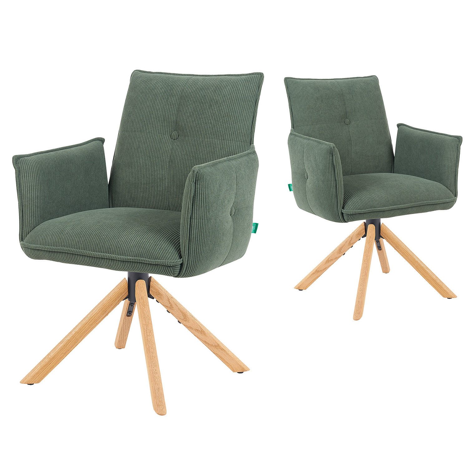 Polsterstuhl Mika-Paul 2er-Set