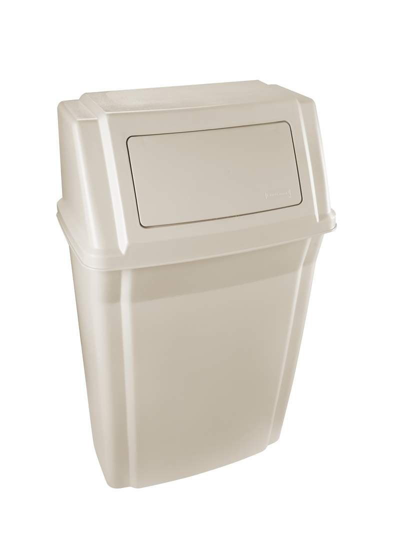 Mülltrennsystem Wandmontage, 57 L, Profile, beige Rubbermaid Rubbermaid