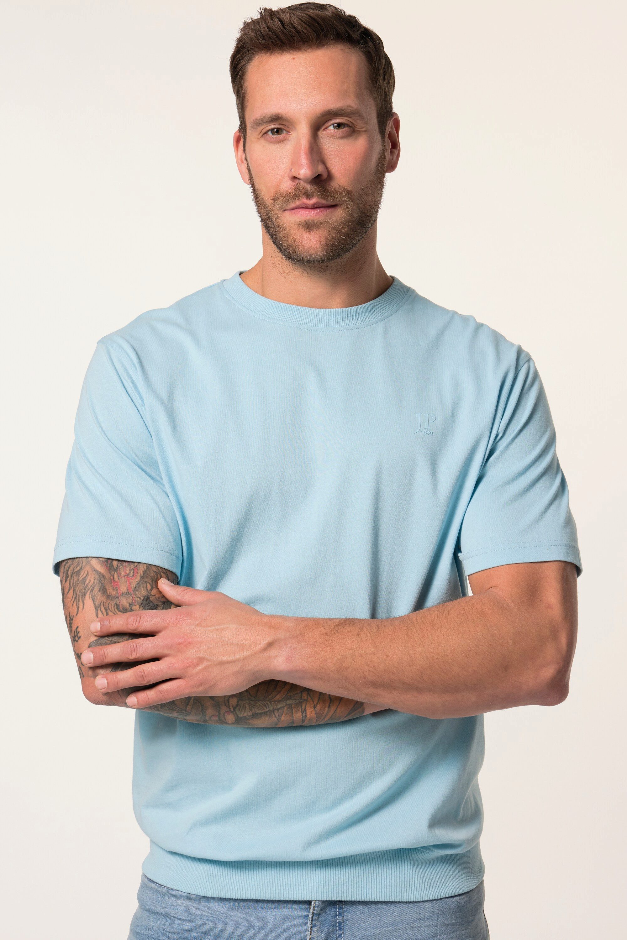 JP1880 T-Shirt T-Shirt Bauchfit Basic Halbarm günstig online kaufen