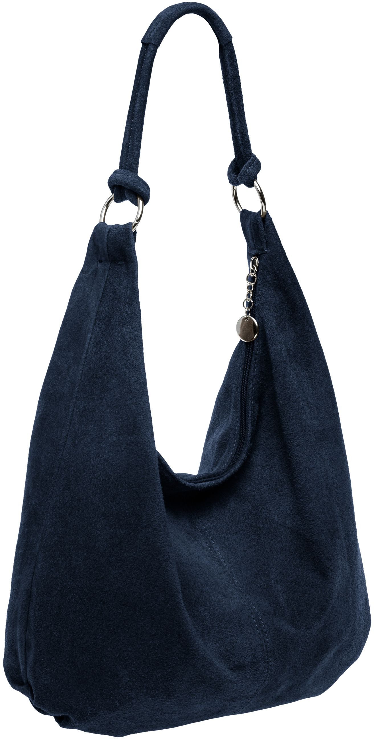 Caspar Schultertasche Damen Vintage Leder Tasche Hobo Bag - CLASSIC LINE - günstig online kaufen