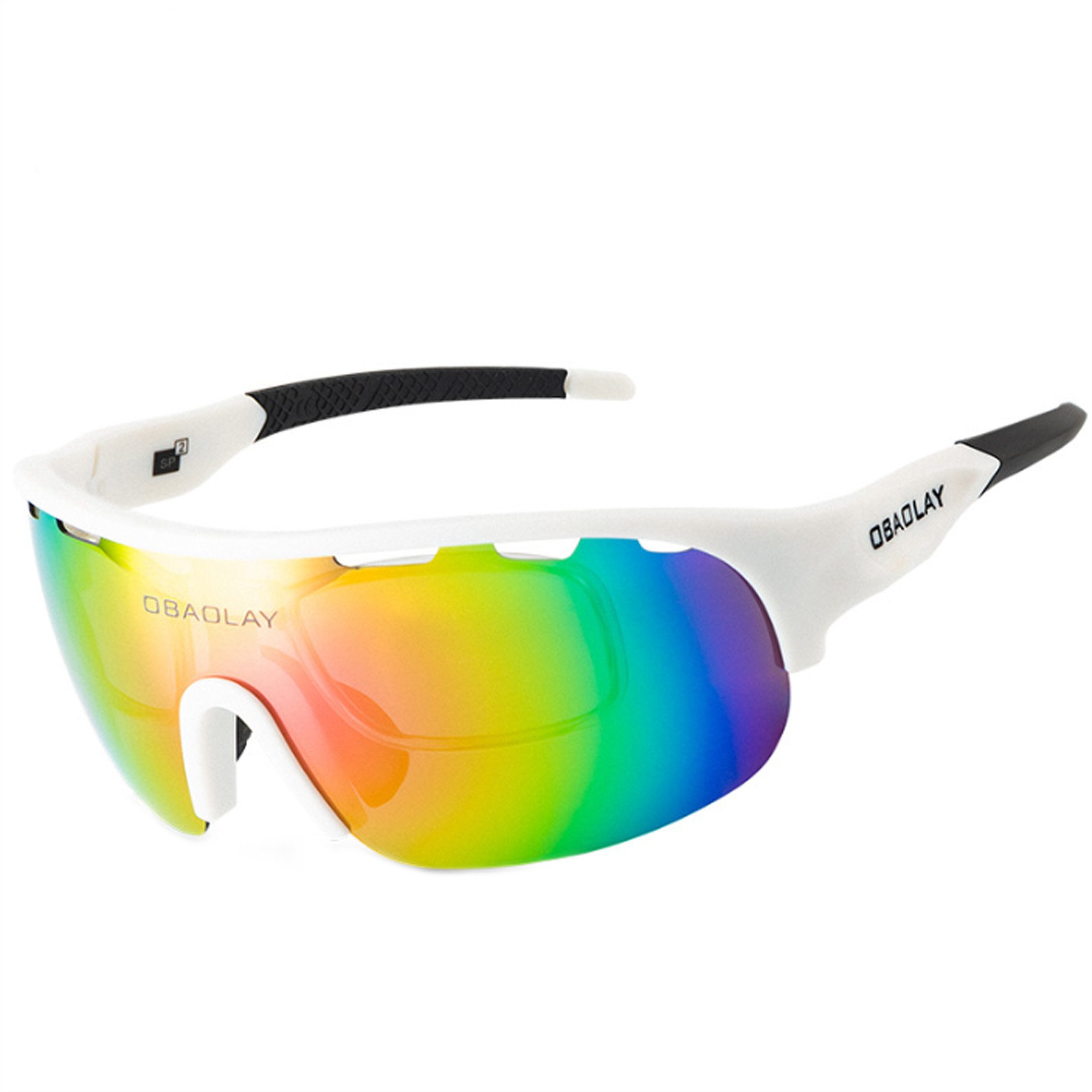 KINSI Fahrradbrille Polarisierte Radsportbrille mit UV Schutz,Sonnenbrille günstig online kaufen