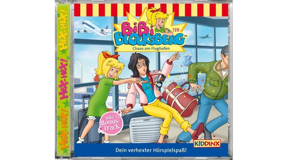 Kiddinx Hörspiel-CD Bibi Blocksberg 139 - Chaos am Flughafen