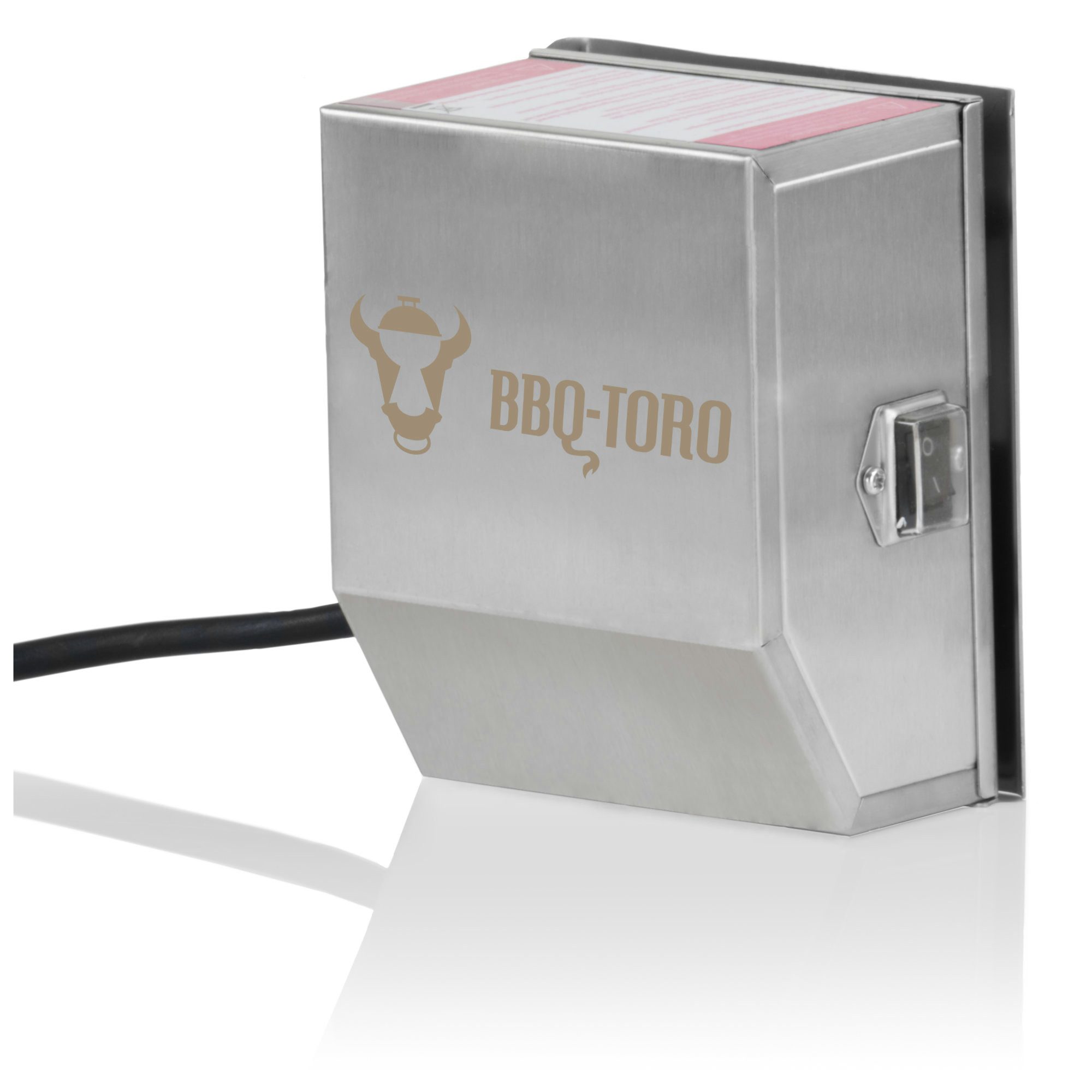 BBQ-Toro Grillspieß Edelstahl Grillmotor für Grillspieß, 220 - 240V, Belastbar bis 4 kg