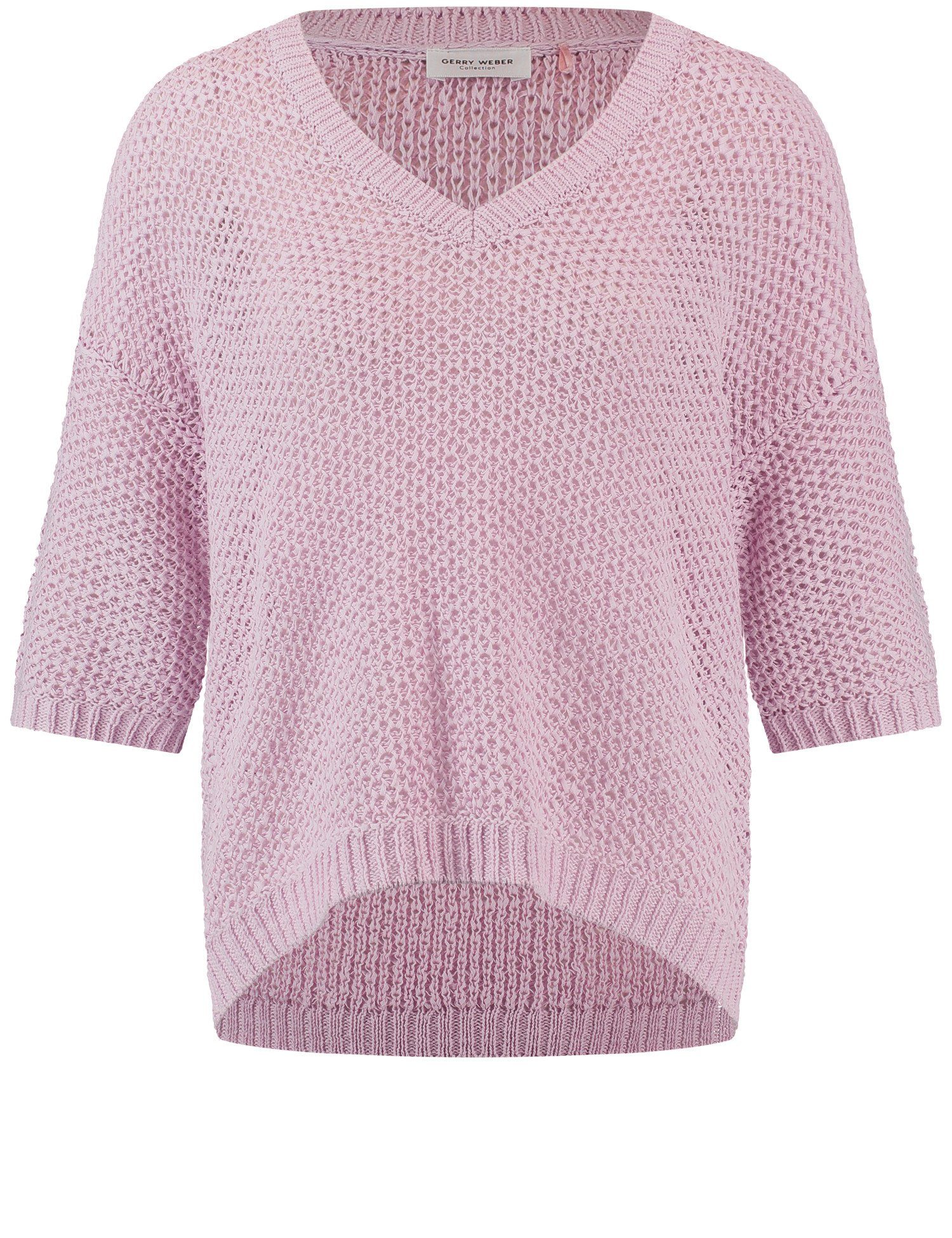 V-Ausschnitt-Pullover 3/4 Arm Pullover Mit V-ausschnitt