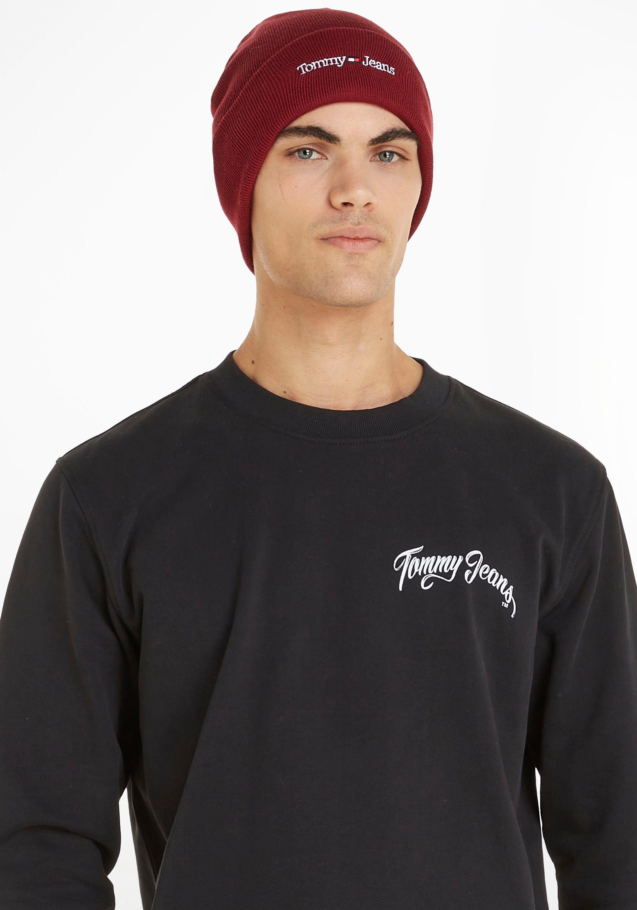 Beanie SPORT BEANIE TJM Jeans Tommy Rouge