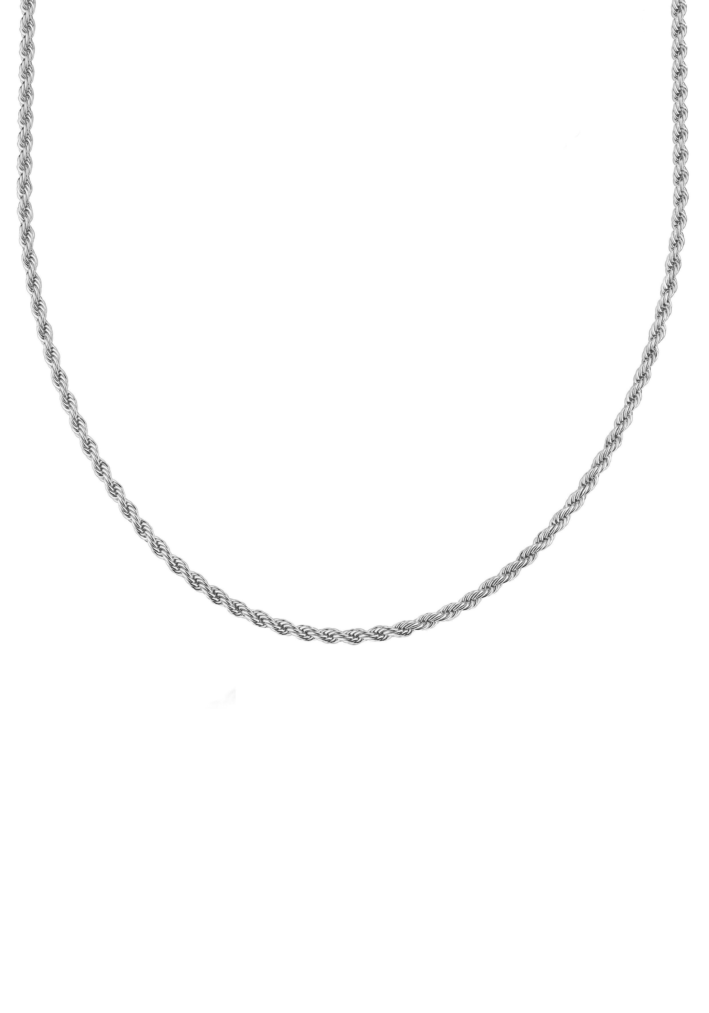 Firetti Kette ohne Anhänger Schmuck Geschenk Silber 925 Halsschmuck Halskette Kordelkette, Made in Germany