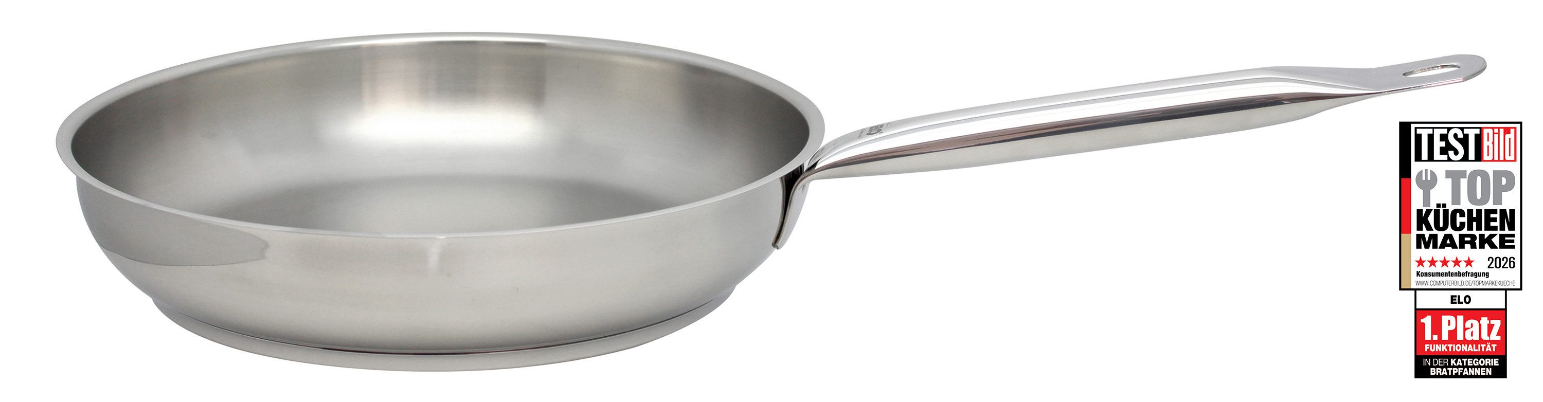 Elo Bratpfanne Profi Therm, Edelstahl 18/8 (1-tlg), Induktion