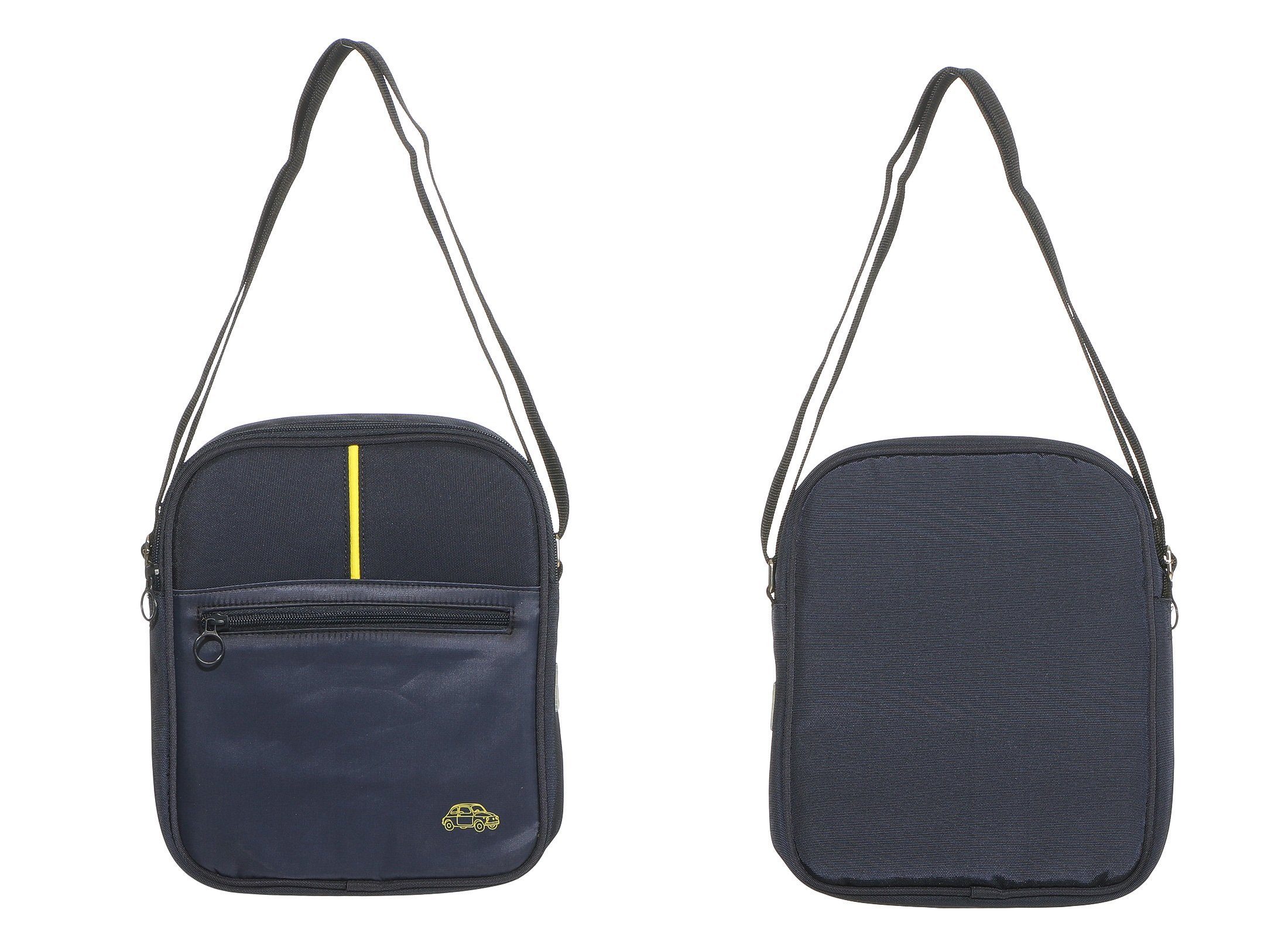 Shopper Fiat 500 Tasche Umhängetasche Schultertasche Handtasche Farbe: blau