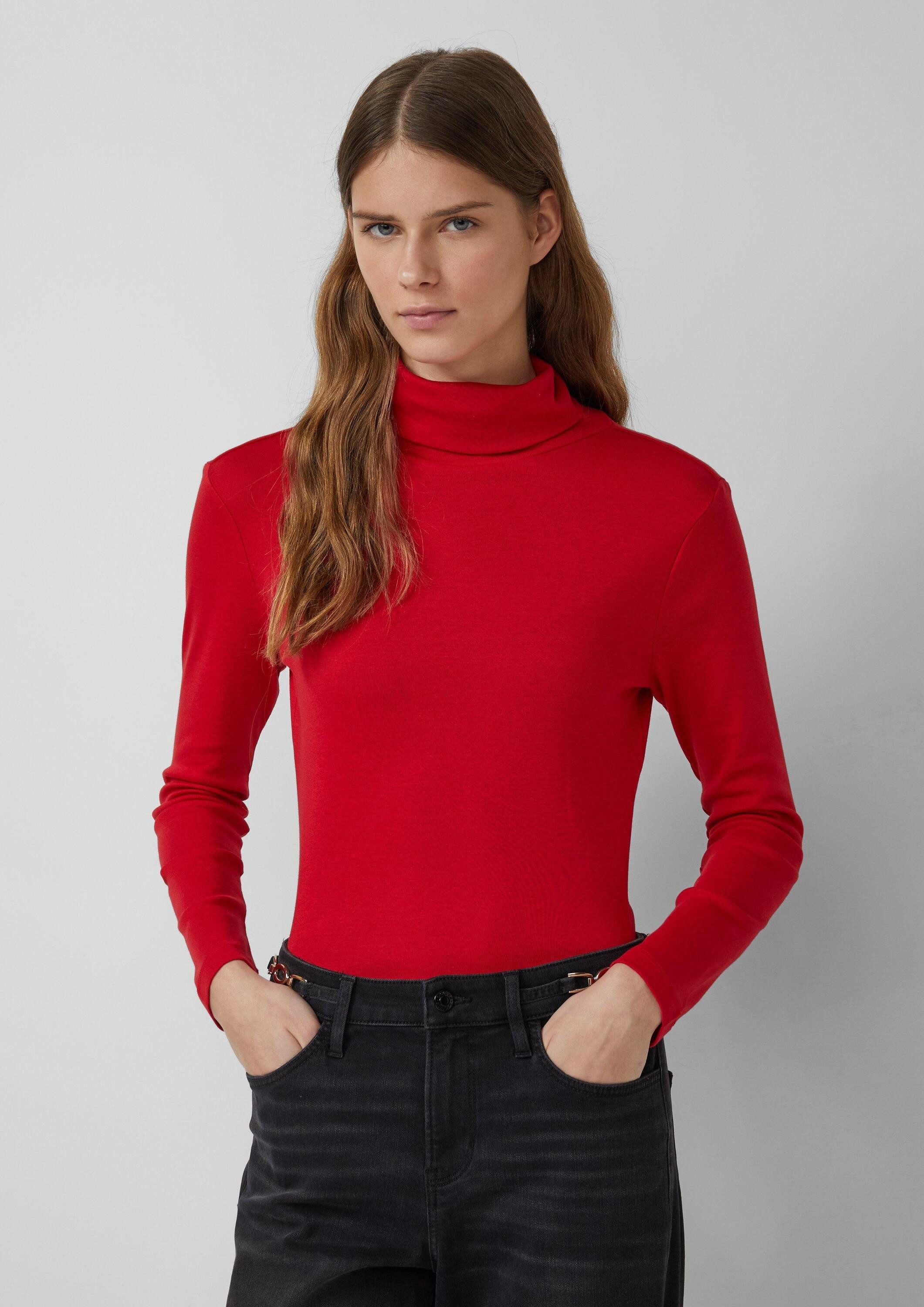 s.Oliver Langarmshirt T-Shirt Rollkragen-Langarmshirt im Slim günstig online kaufen