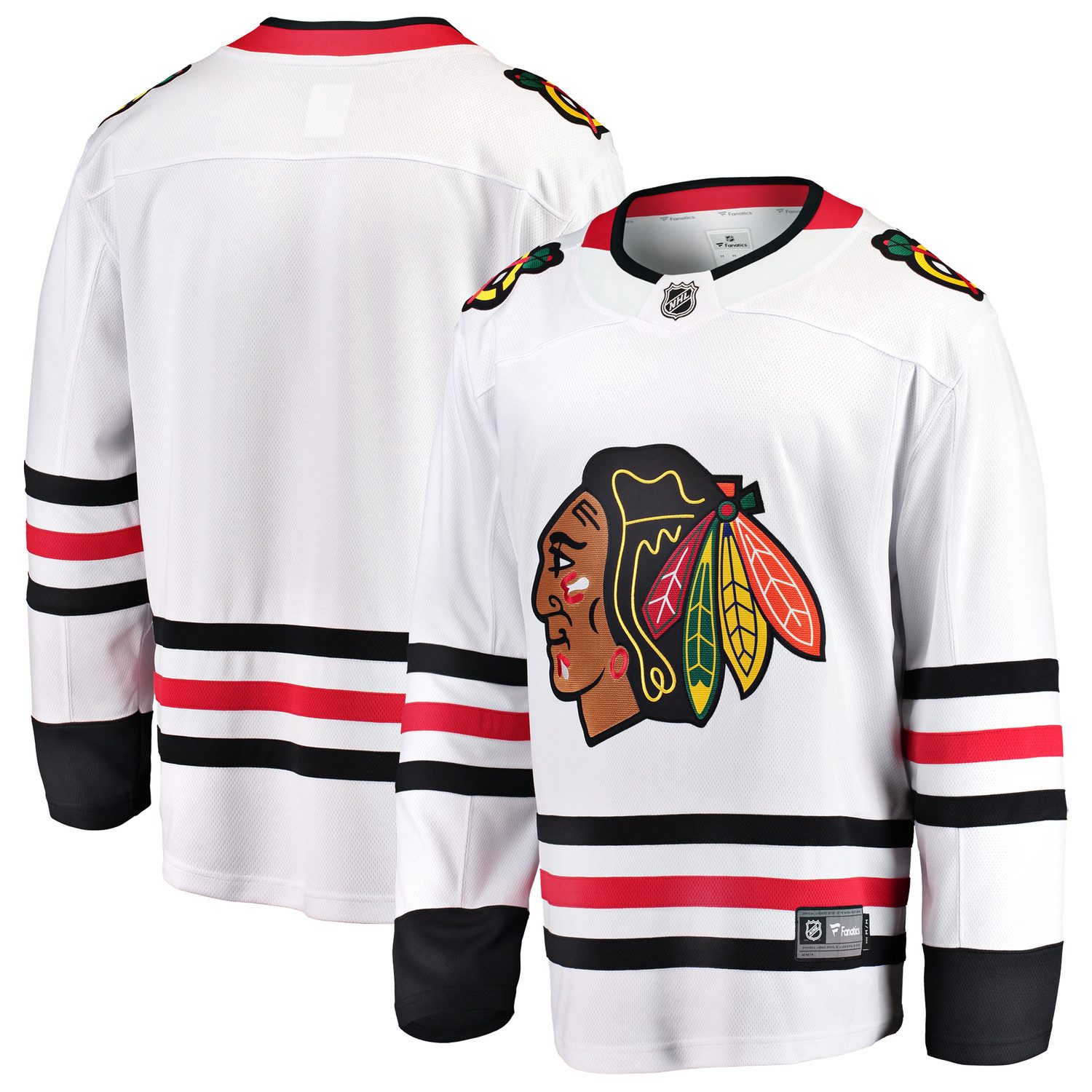 Fanatics Footballtrikot Fanatics Trikot Chicago Blackhawks Road Breakaway Jersey