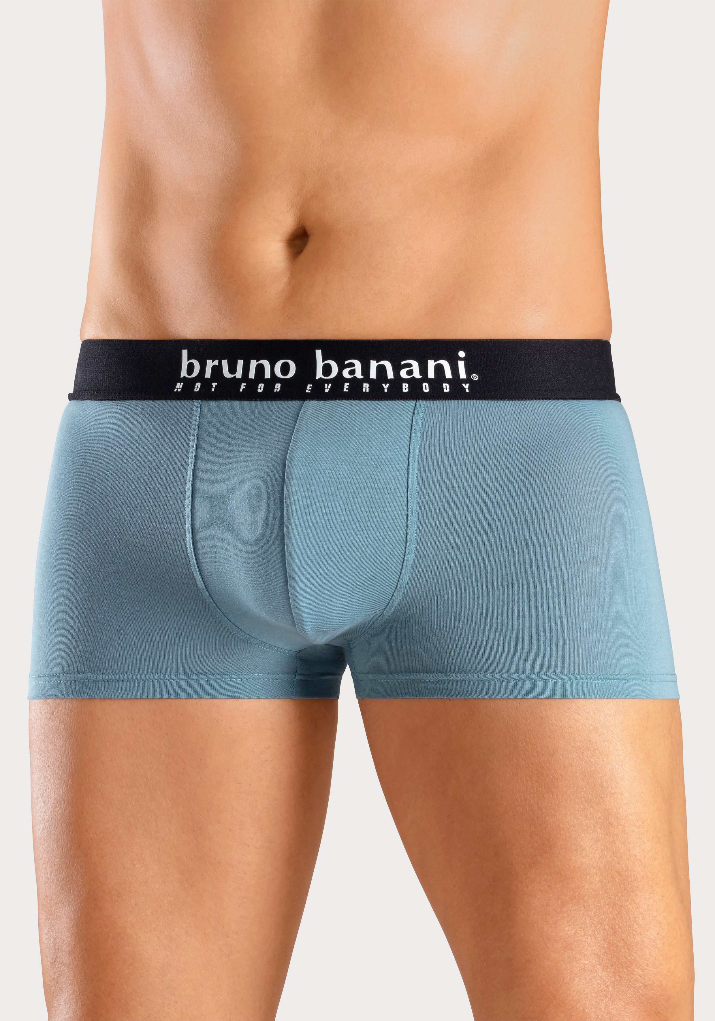Bruno Banani Boxer Boxershorts für Herren (Packung, 4-St., 4er-Pack) mit Palmendruck und unifarben aus Baumwollmischung