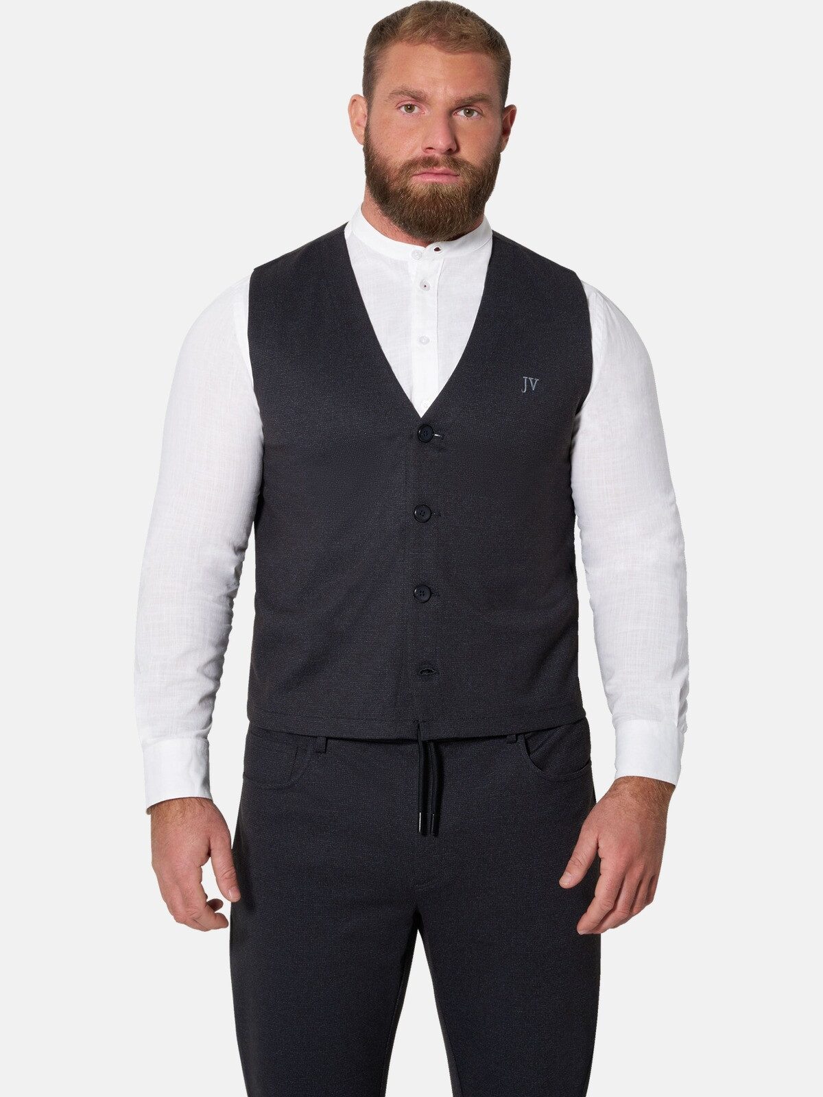 Jan Vanderstorm Sweatweste SIEMSON im klassischen Stil