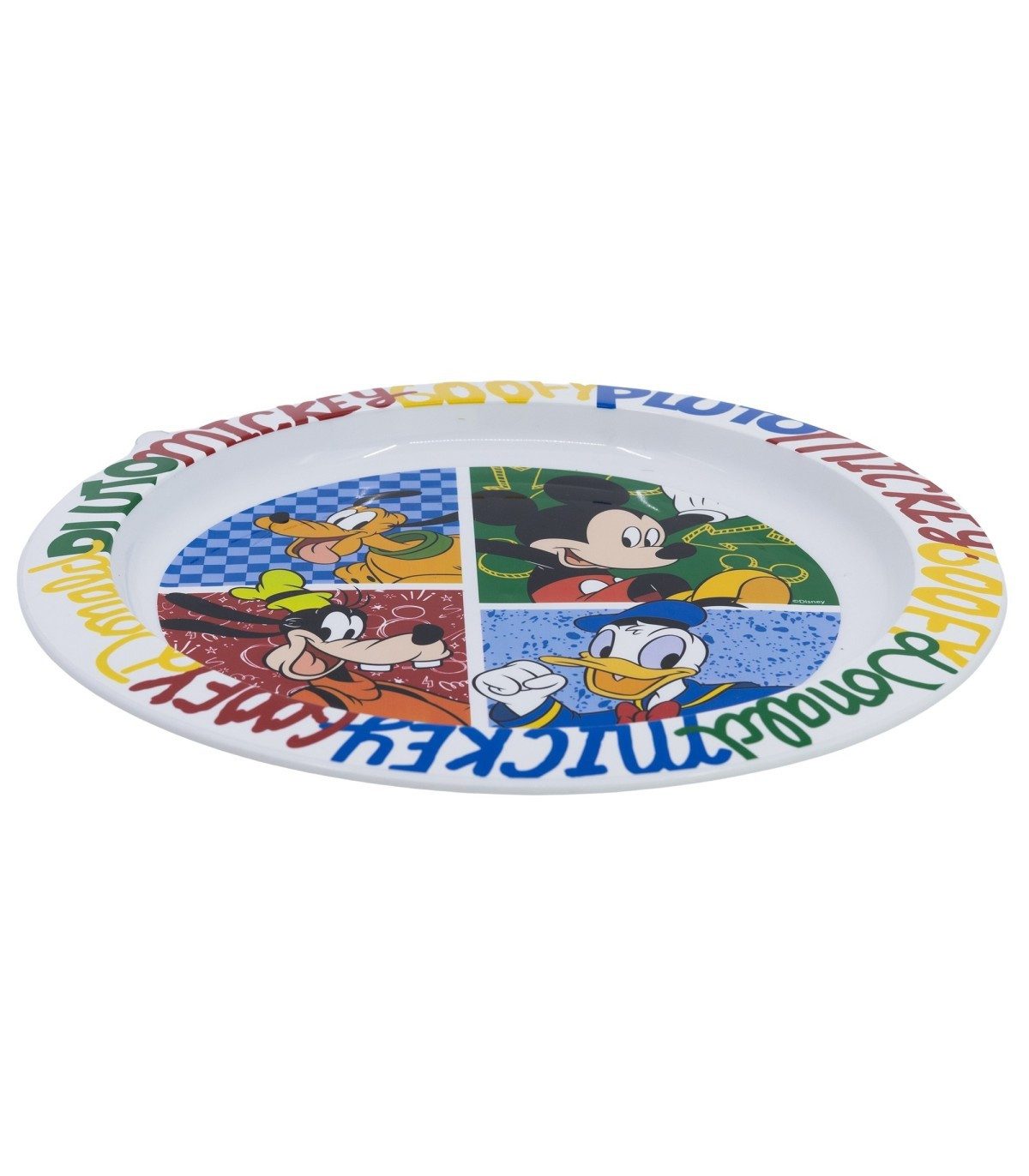 Disney Mickey Mouse Brotteller Kinder Teller Mikrowellengeeignet für zu Hause