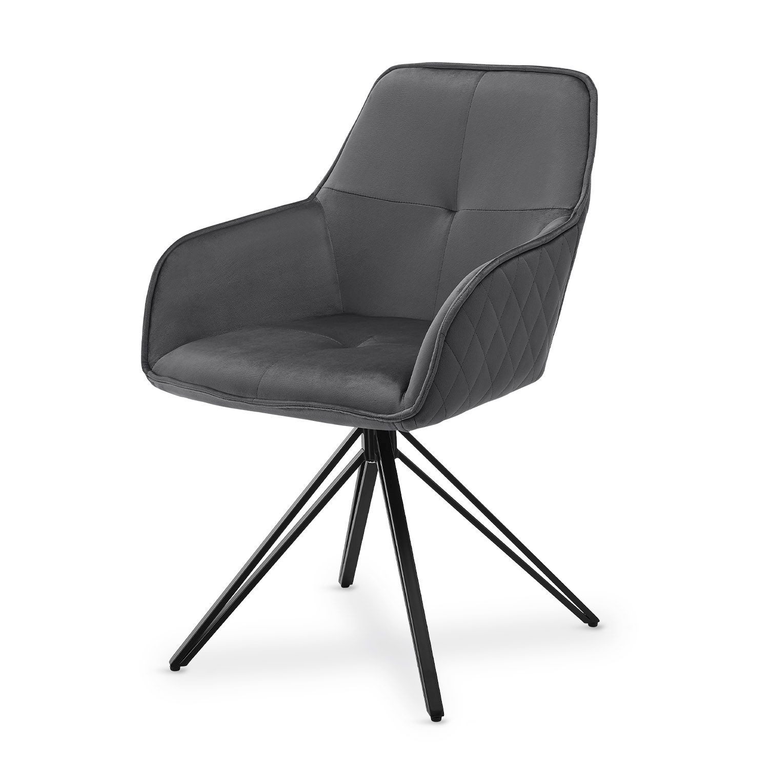 Juskys Esszimmerstuhl Clyde, modern, Stoff Bezug, günstig online kaufen
