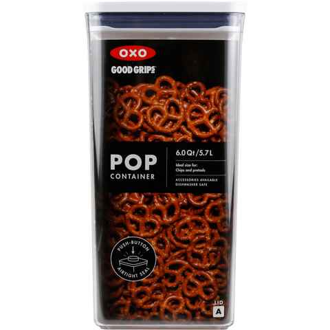 OXO Good Grips Vorratsdose OXO Good Grips POP-Behälter – luftdichte, stapelbare Aufbewahrungsbox mit Deckel für Lebensmittel – 5,7 l für Tierfutter und mehr