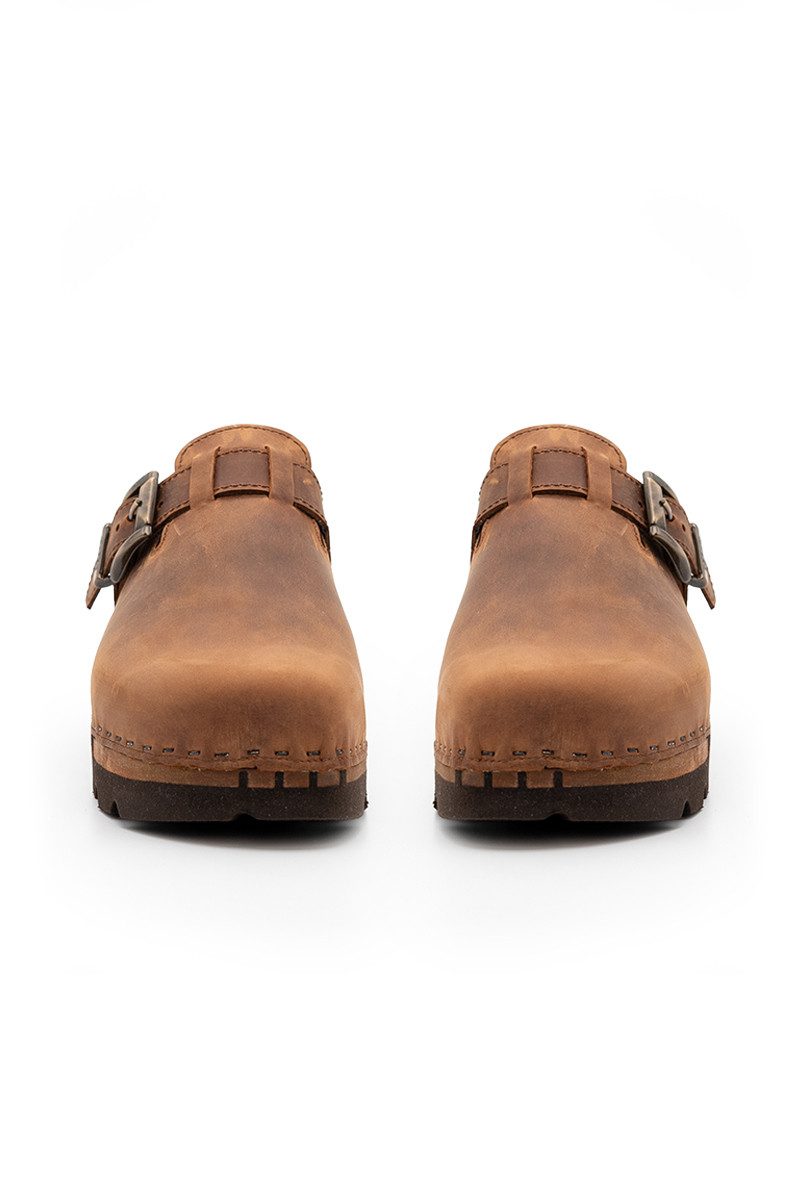 woody GmbH Clogs Herren - LUKAS - tabak Sneaker
