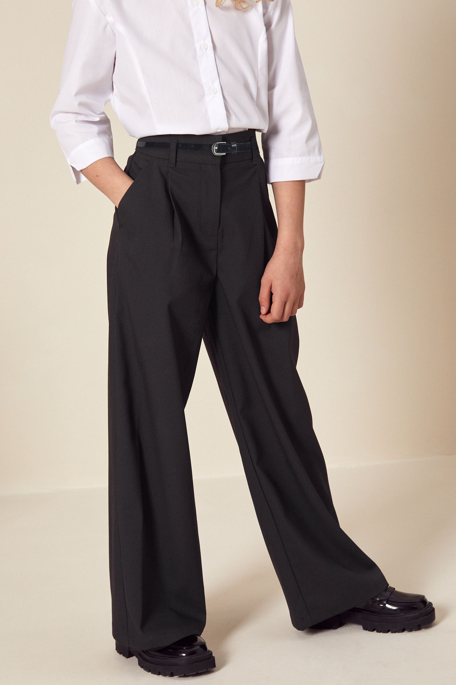 Next Stoffhose Hose mit weitem Beinschnitt, günstig online kaufen