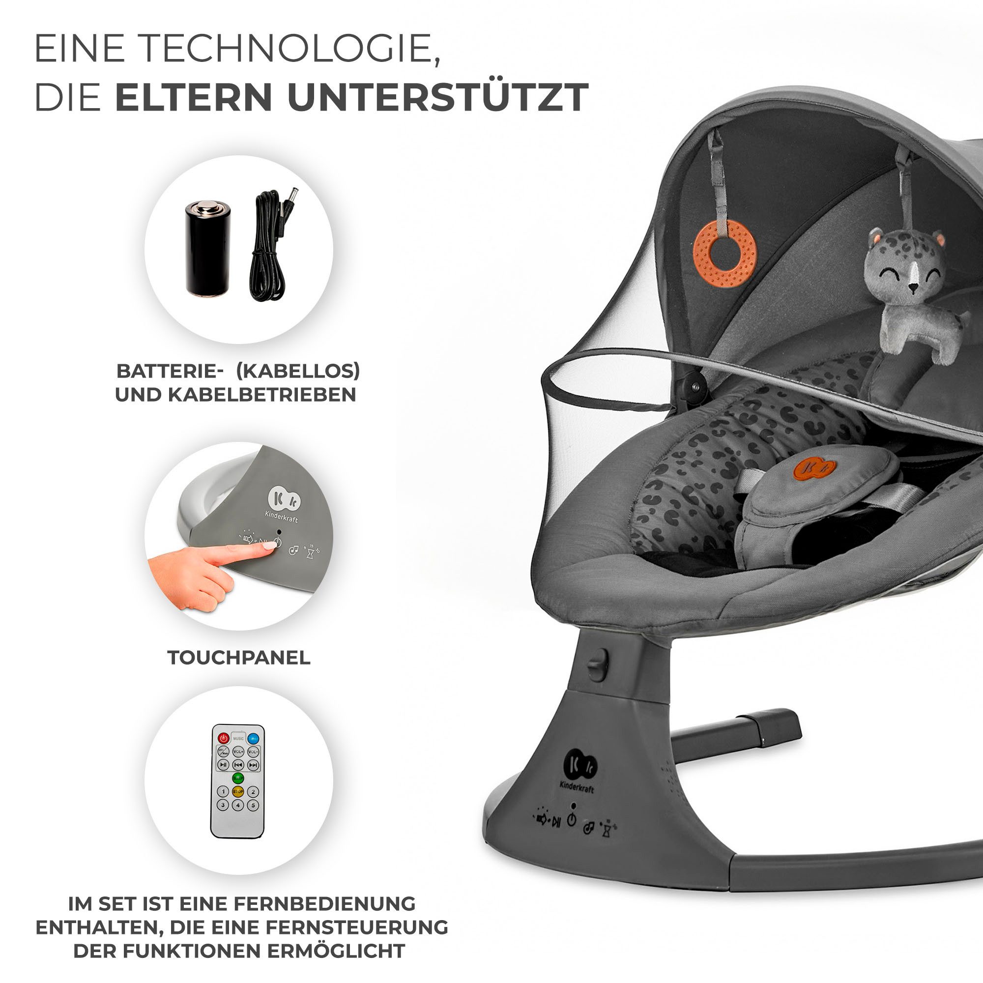 Kinderkraft Babywippe LUMI 2