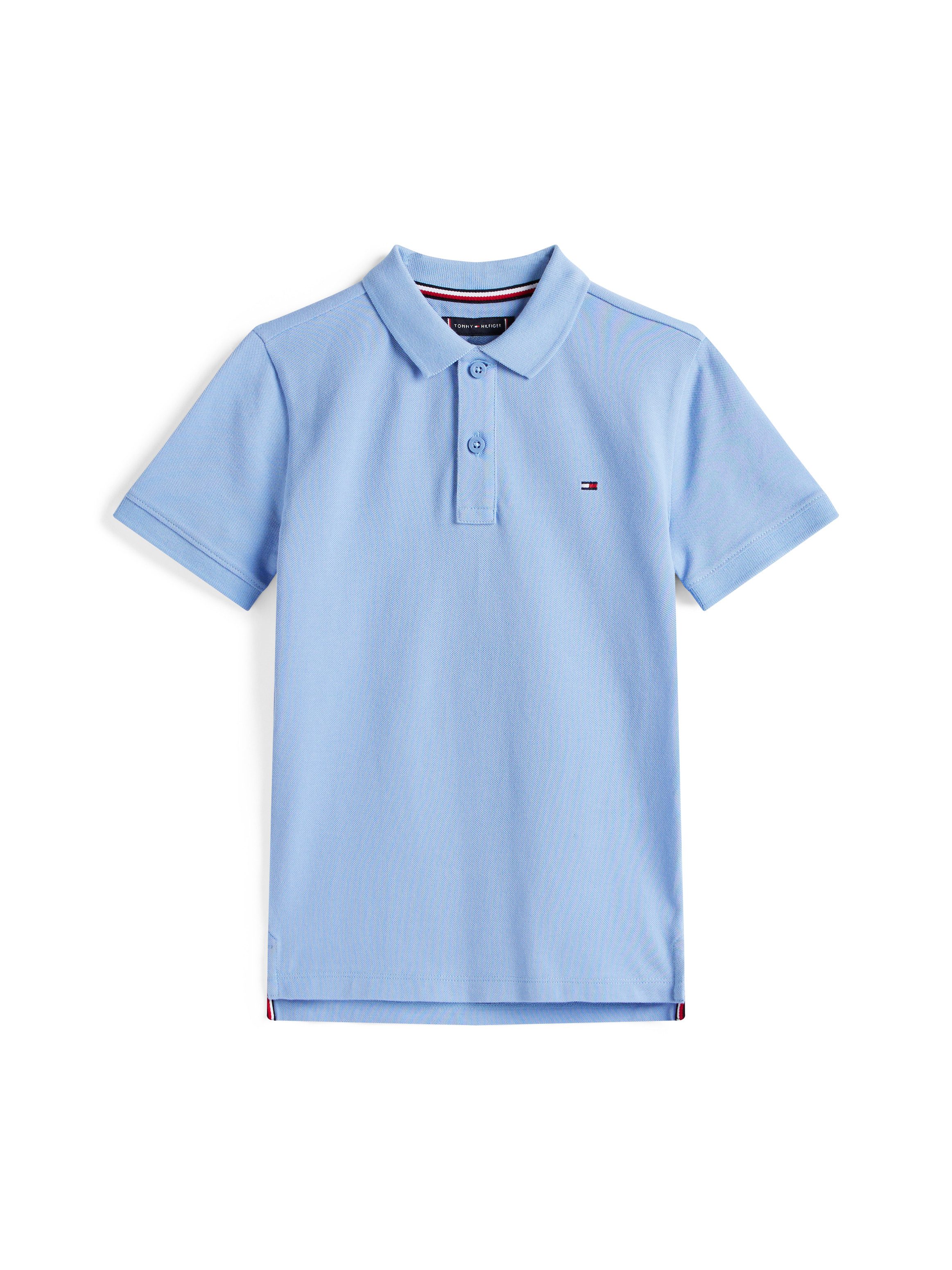 Tommy Hilfiger Poloshirt FLAG POLO SS mit Logostickerei