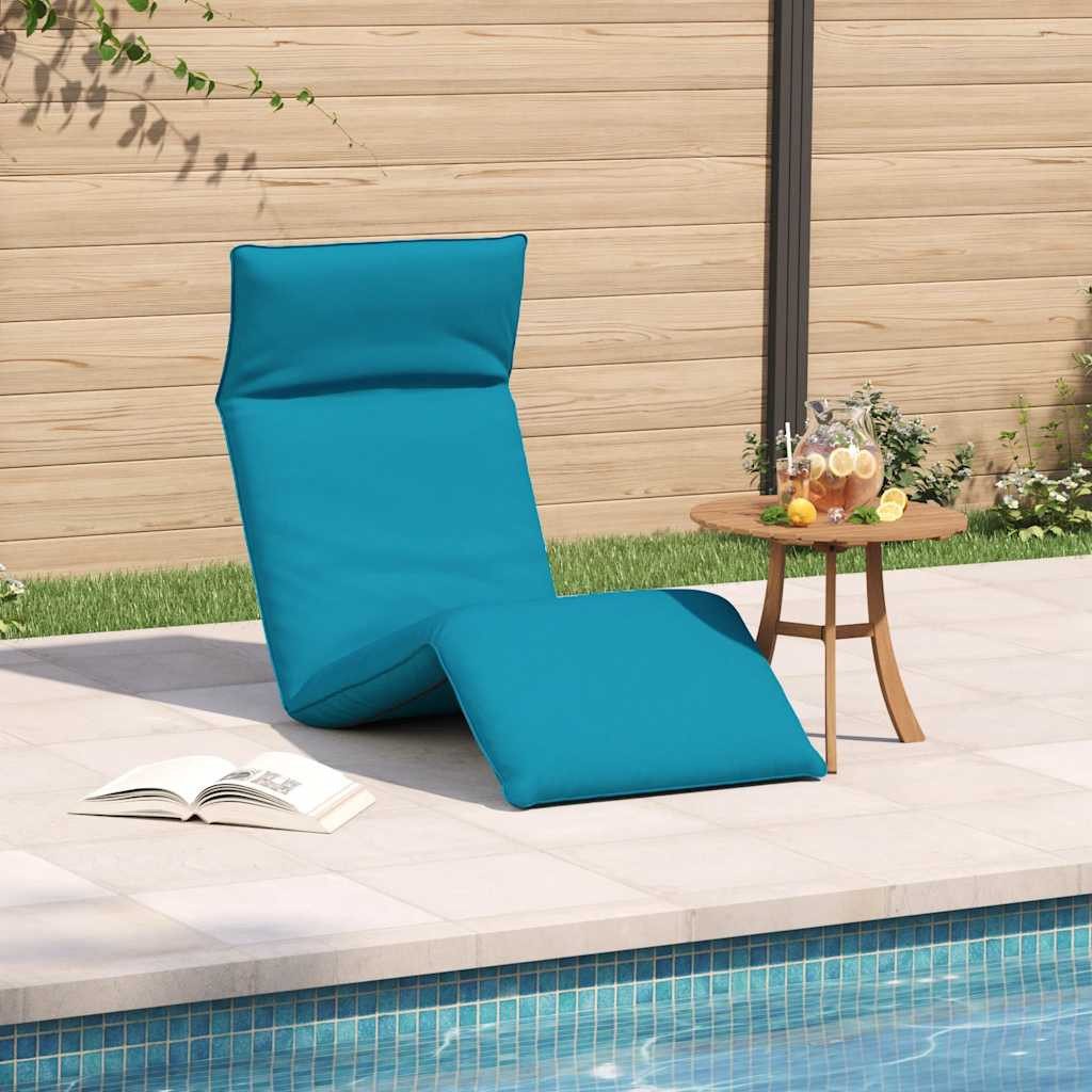 vidaXL Gartenliege Sonnenliege Klappbar Hellblau 175x54x8,5 günstig online kaufen