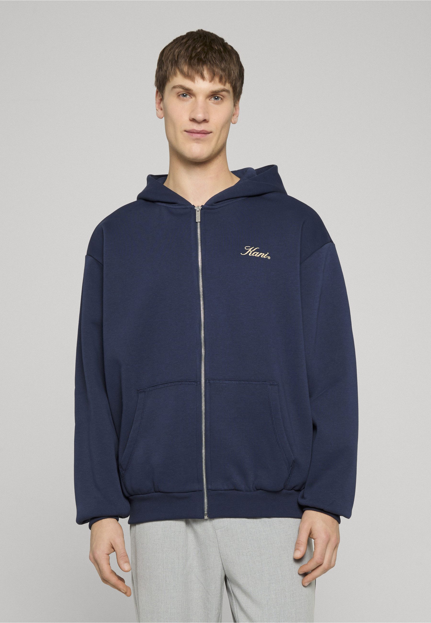 Karl Kani Neopren-Hoodie Karl Kani Kani Script Emblem Zip Hoodie (1-tlg)