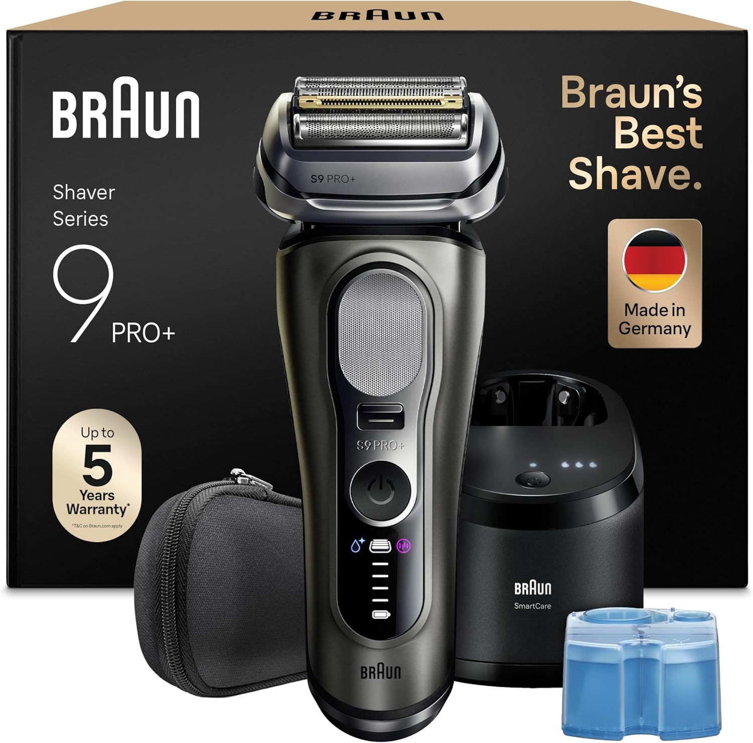Braun Nassrasierer Braun Series 9 PRO+ Rasierer Elektrorasierer Rasierapparat Graphit