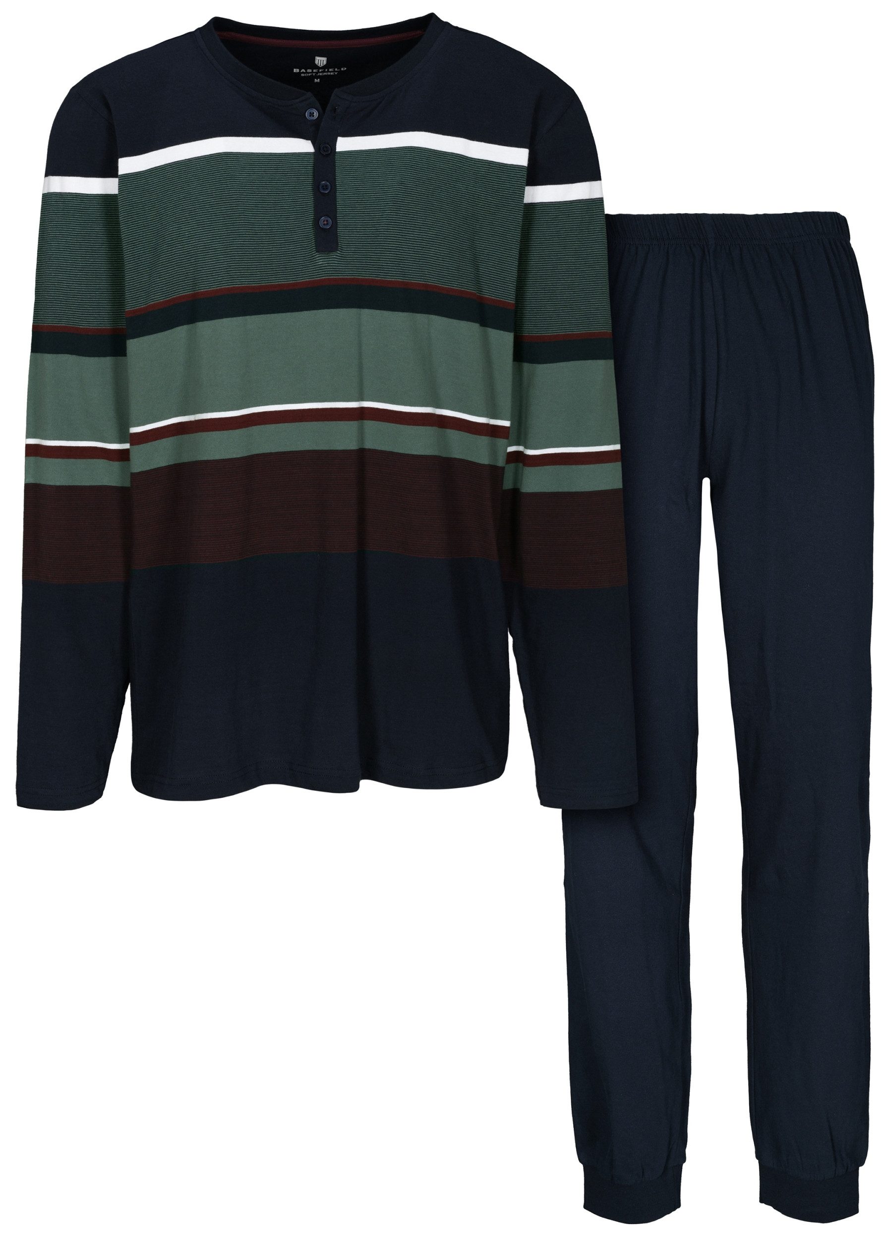 BASEFIELD Schlafanzug He.-Pyjama Soft Wash