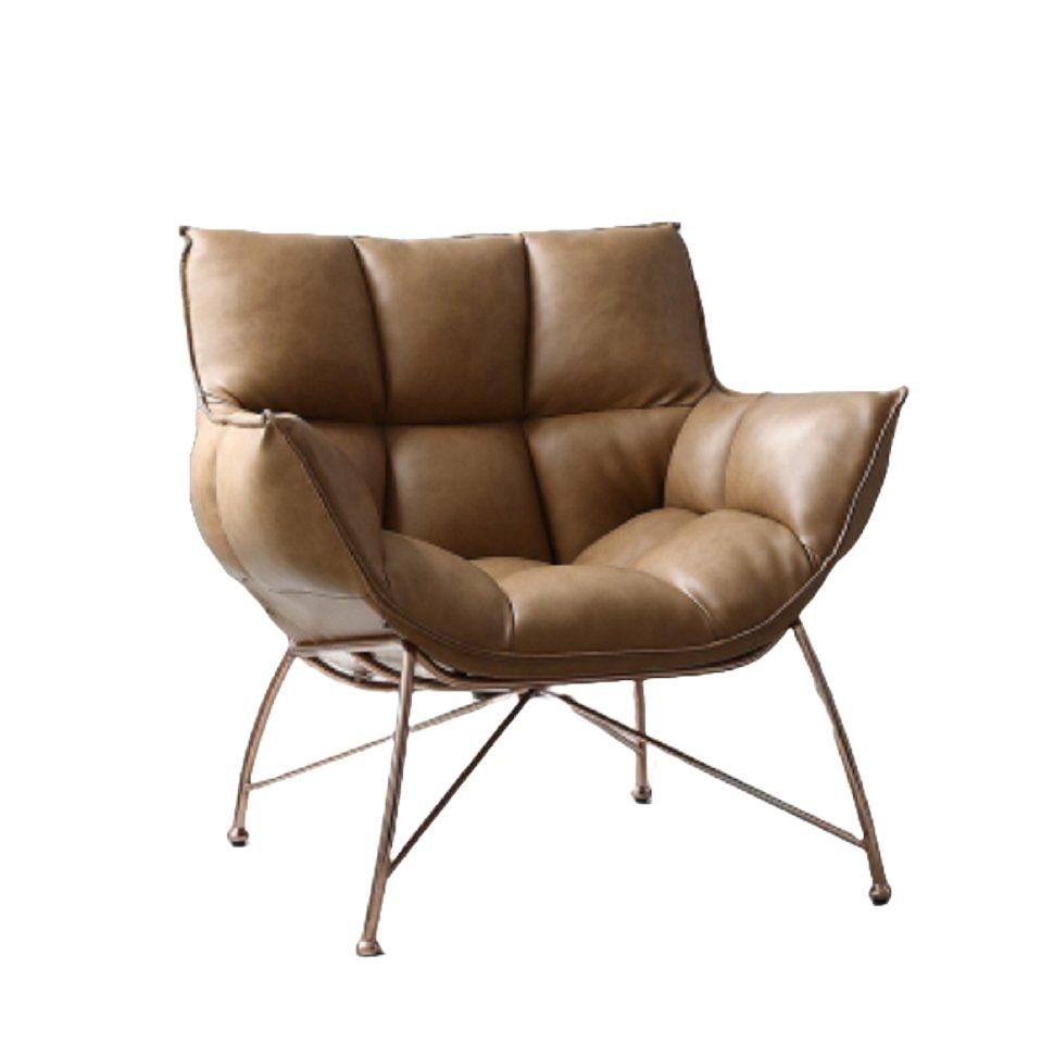 JVmoebel Ohrensessel Braun Ohrensessel Polster Sitz Lounge Relaxsitz Neu (1-St., Sessel), Made in Europa