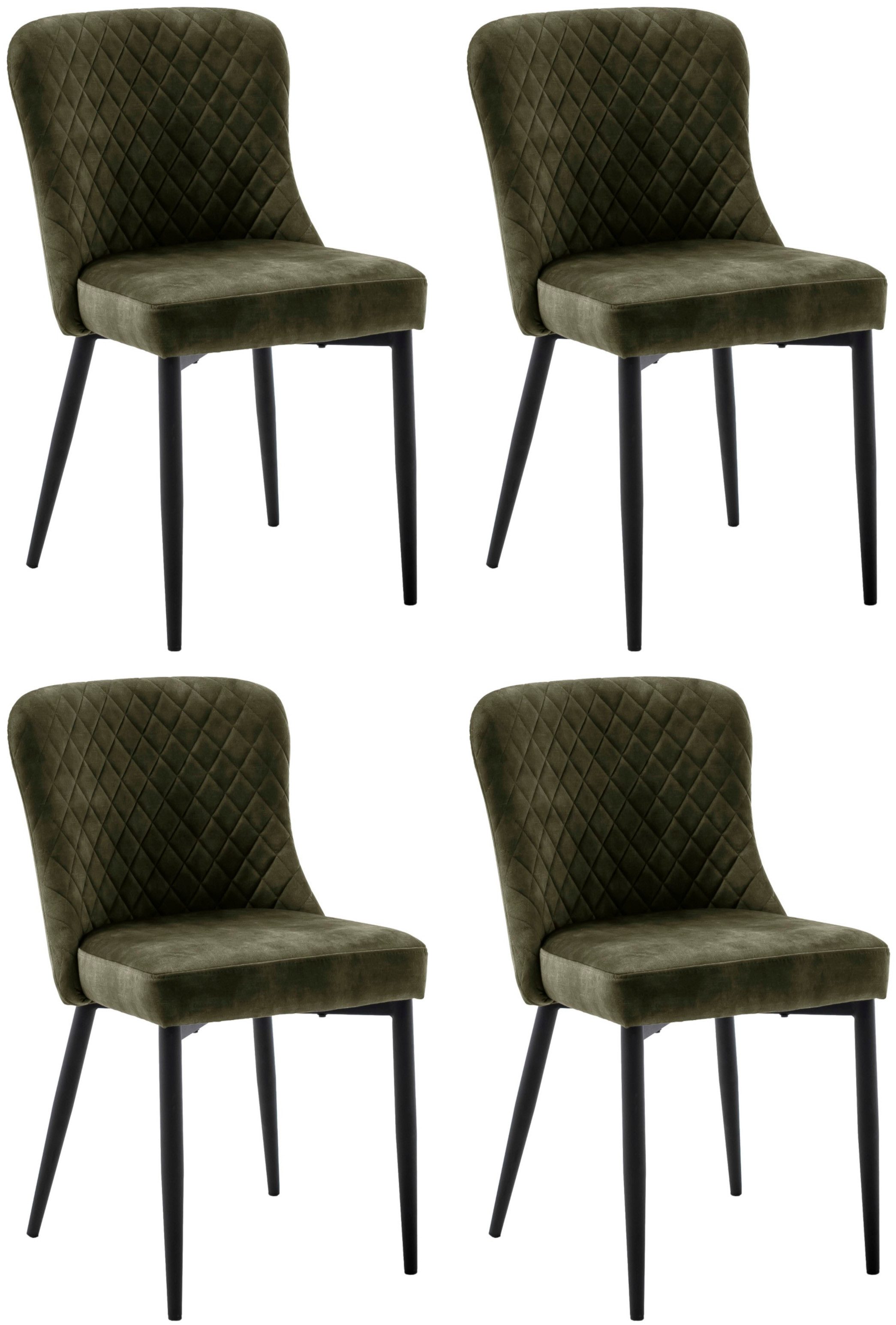 MCA furniture 4-Fußstuhl ABOSHI Esszimmerstuhl (4er günstig online kaufen