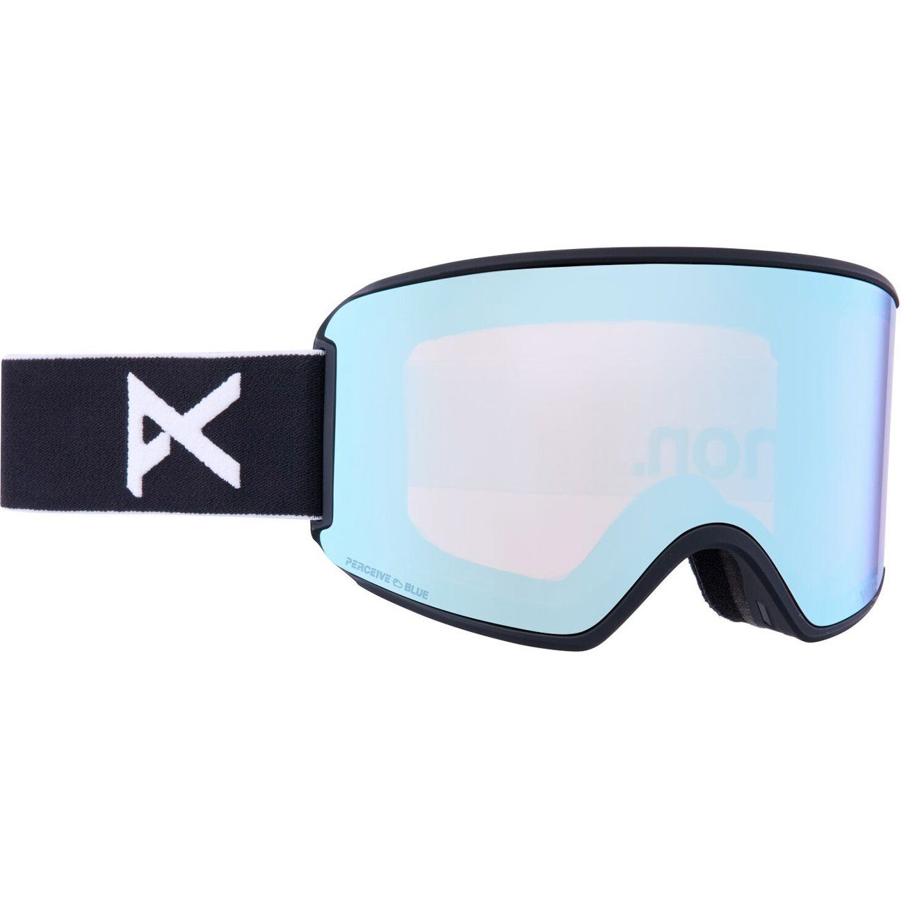 Anon LINSE Snowboardbrille, WM3 blue MFI black/prcv vrbl + BONUS